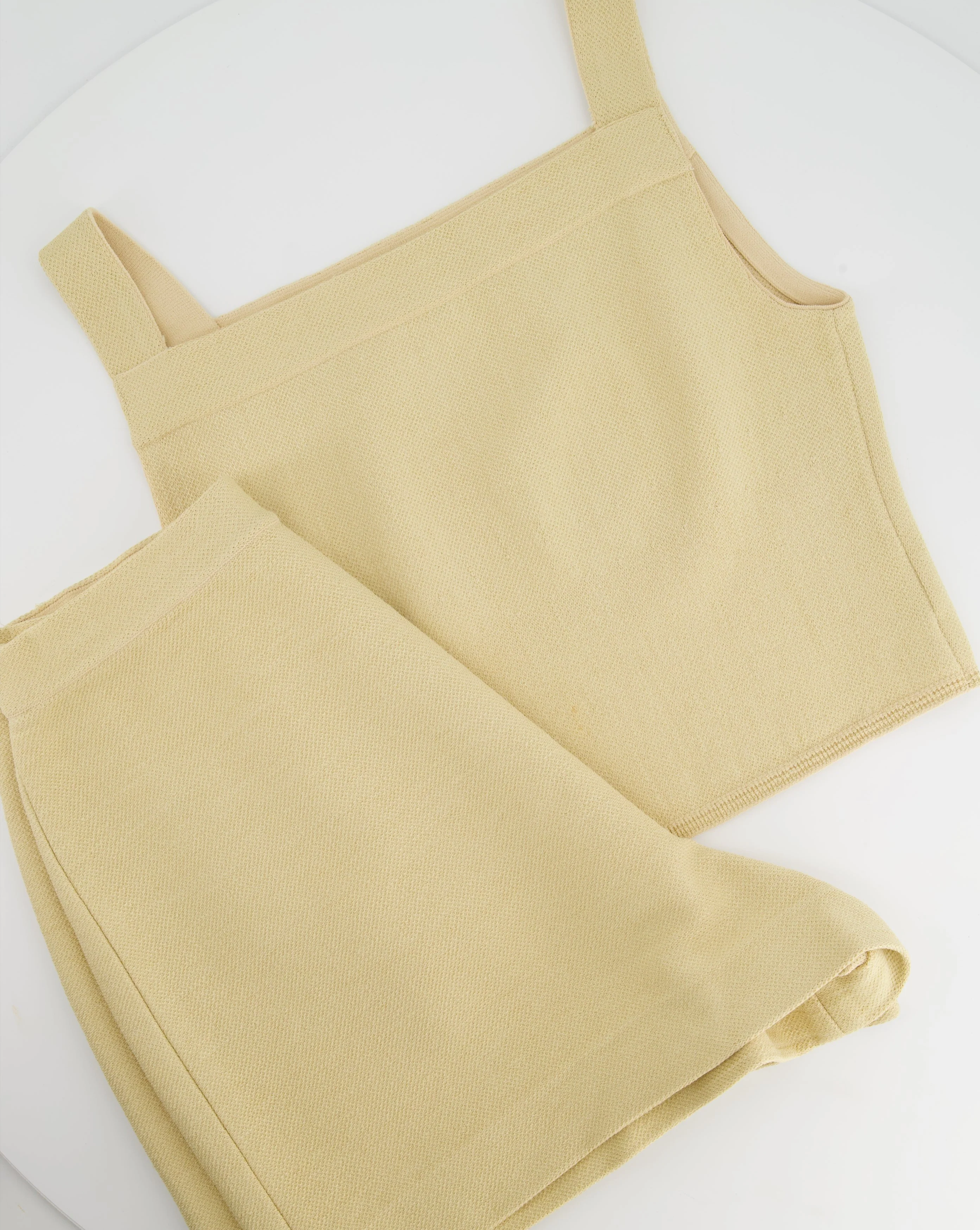 Alaïa Beige Knitted Vest and Shorts Set Size FR 36 (UK 8) - Image 10