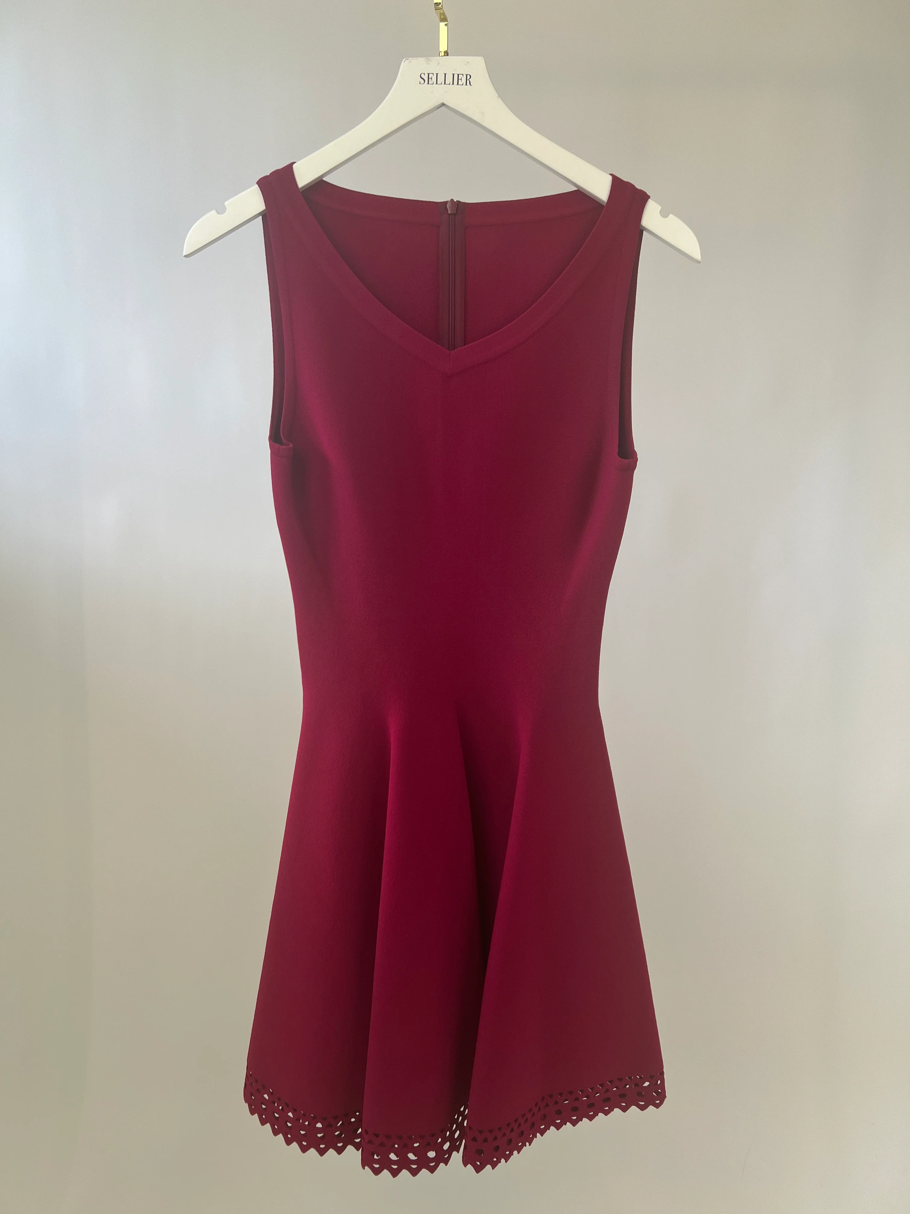 Alaïa Fuchsia Pink Sleeveless Skater Dress Size FR 38 (UK 10) - Image 11