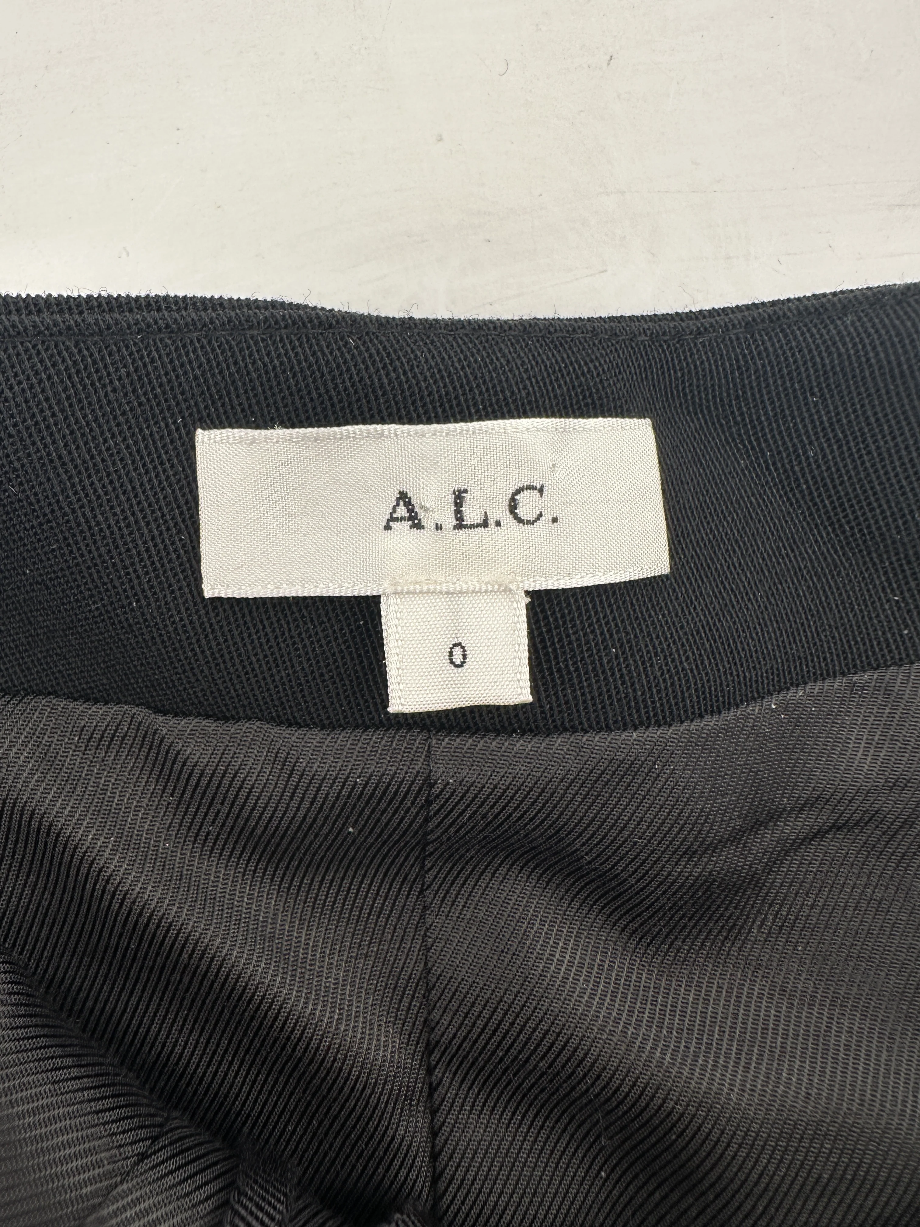 A.L.C Black Tailored Waistcoat and Wide Leg Trouser Set Top Size US 0 (UK 4) Trousers Size US 2 (UK 6) - Image 22