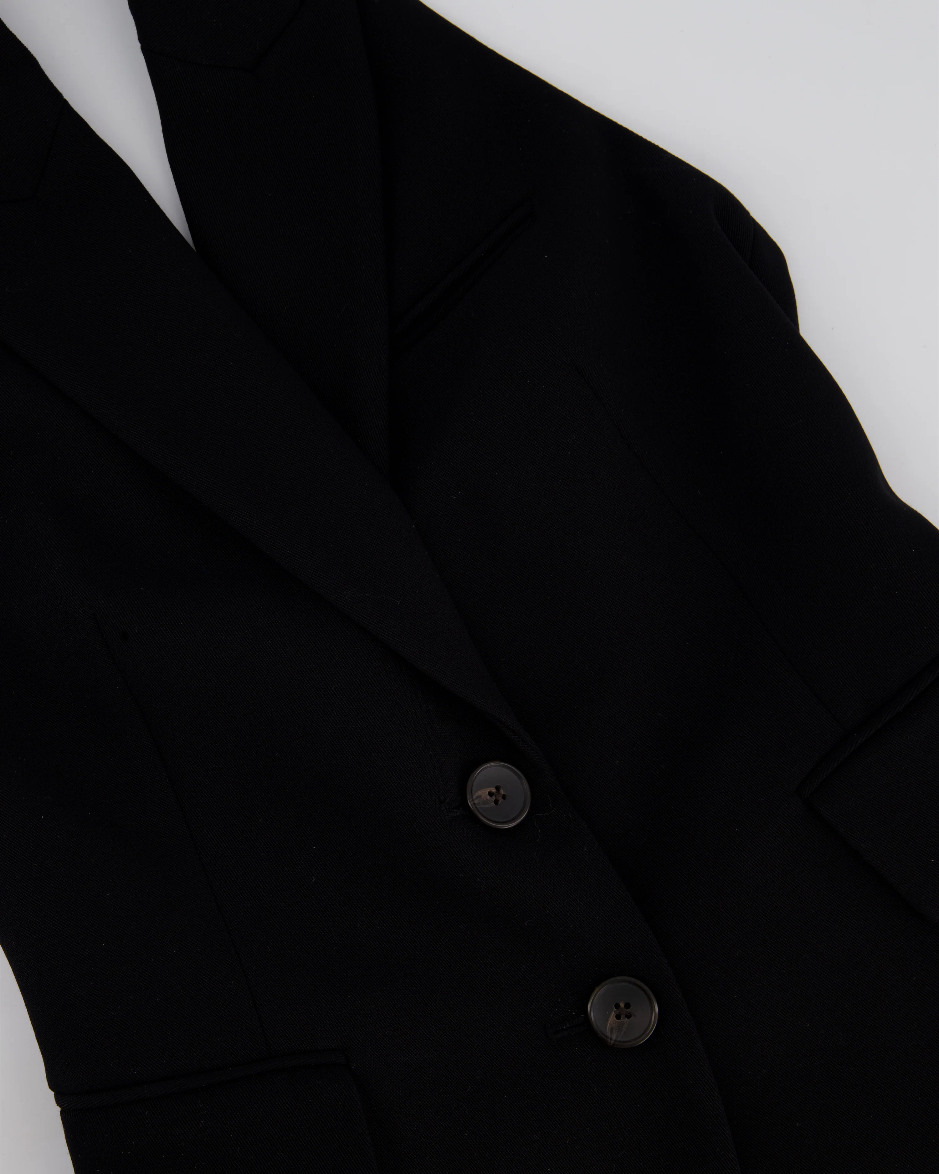 A.L.C Black Tailored Waistcoat and Wide Leg Trouser Set Top Size US 0 (UK 4) Trousers Size US 2 (UK 6) - Image 9