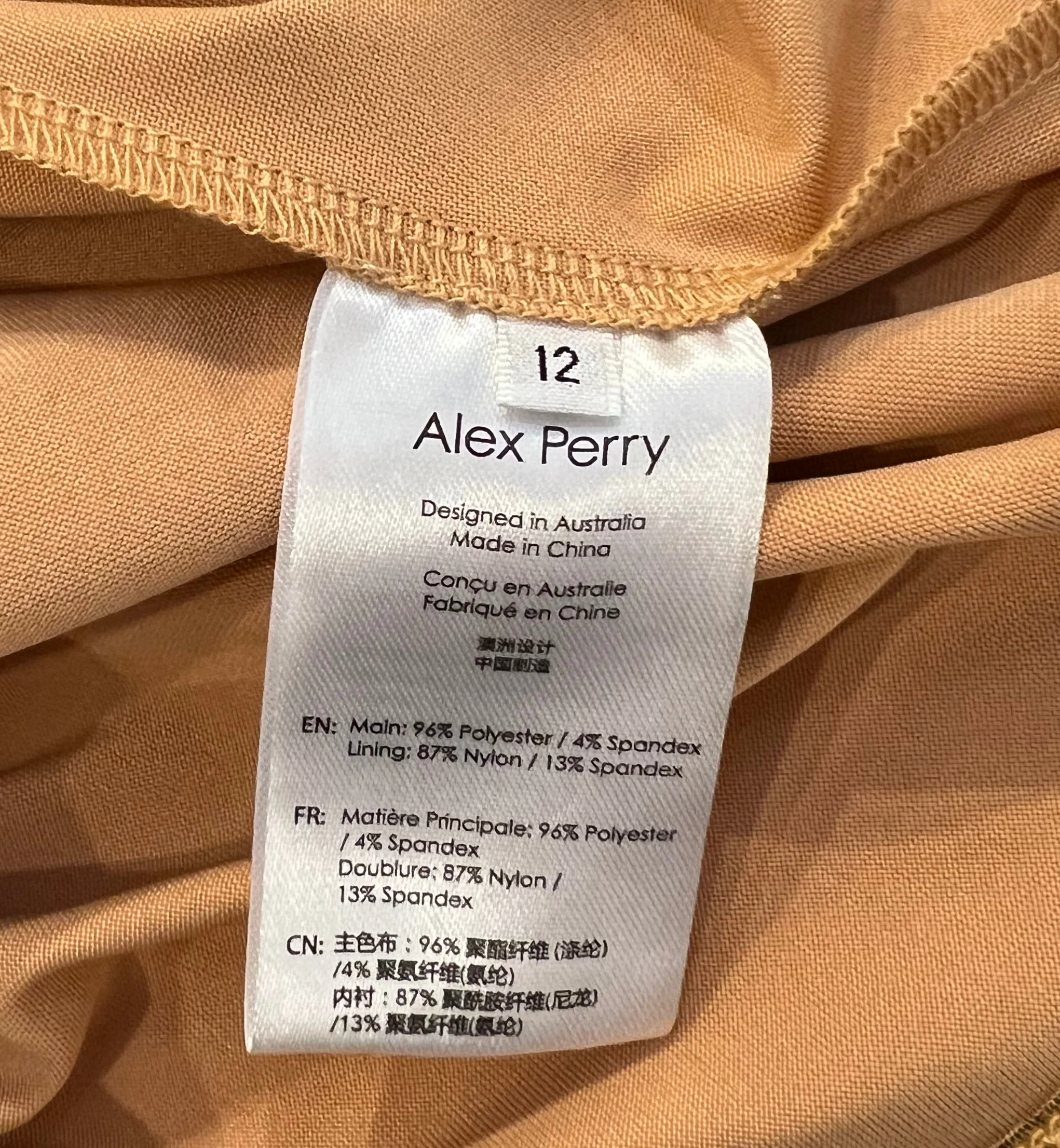 Alex Perry Metallic Gold Strapless Logan Ruched Mini Dress Size UK 12 RRP £1,075 - Image 5