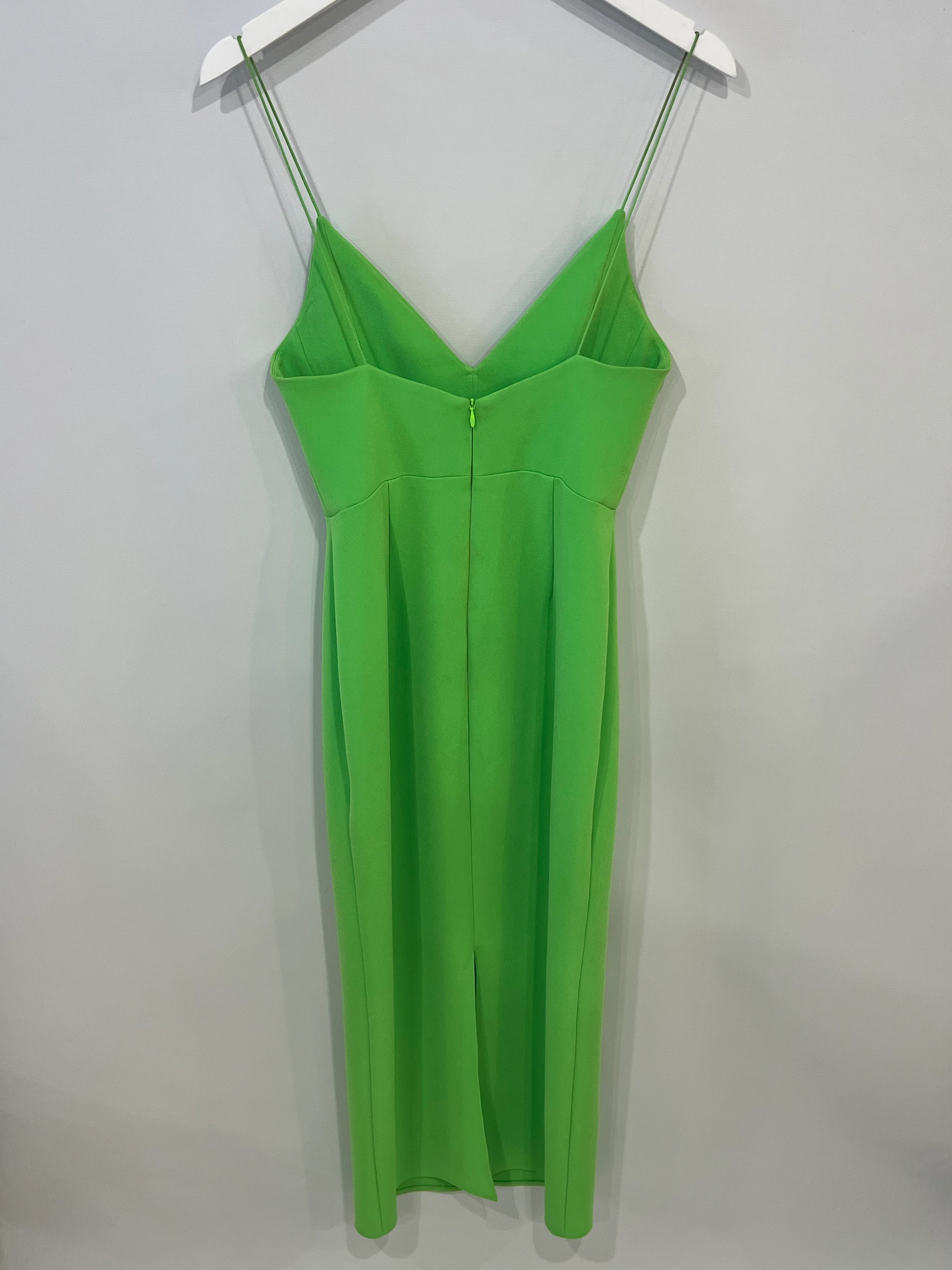 Alex Perry Neon Green Dress with Panel Detailing FR 38 (UK 10) - Image 7