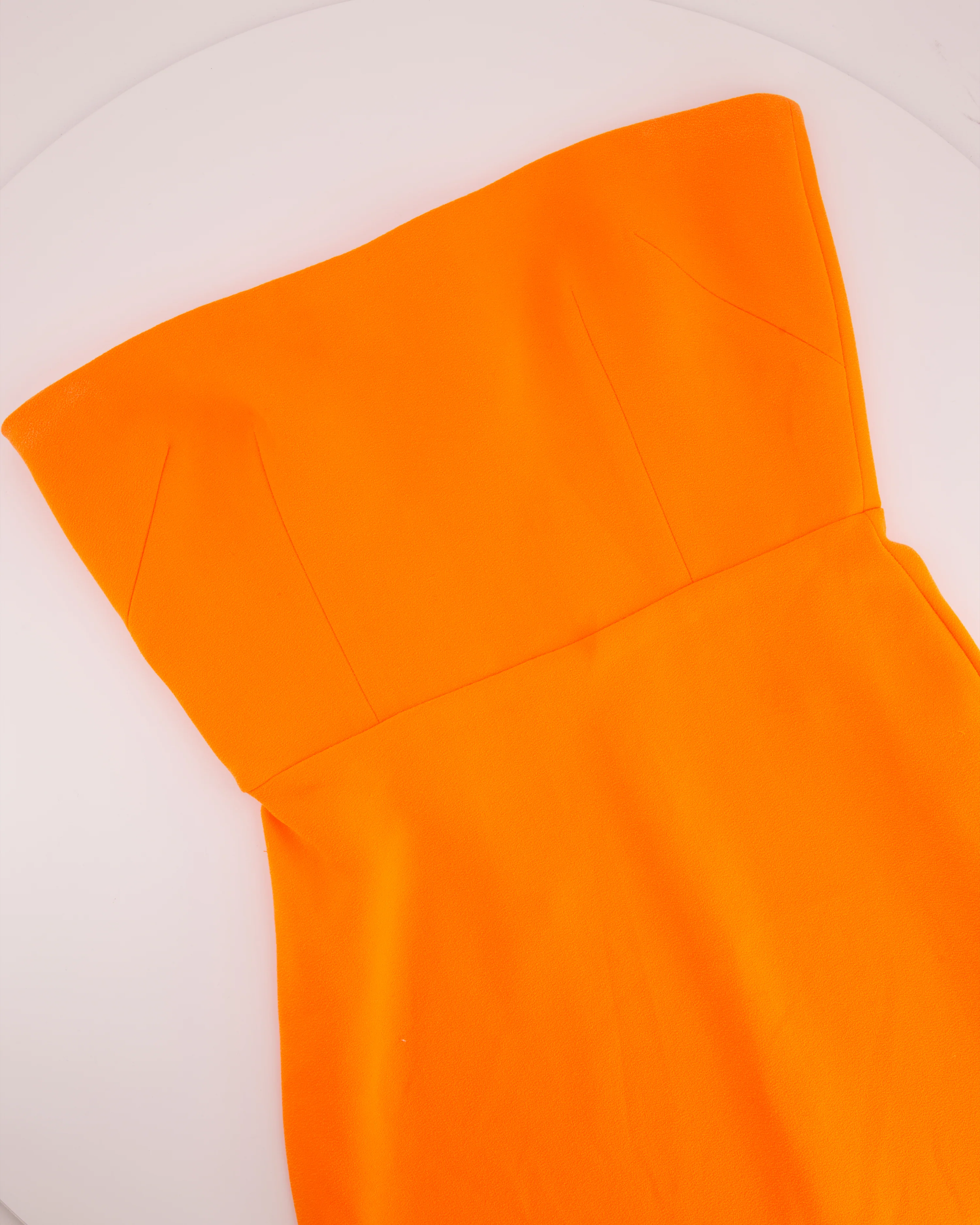 Alex Perry Orange Strapless Mini Dress Size UK 10 - Image 6