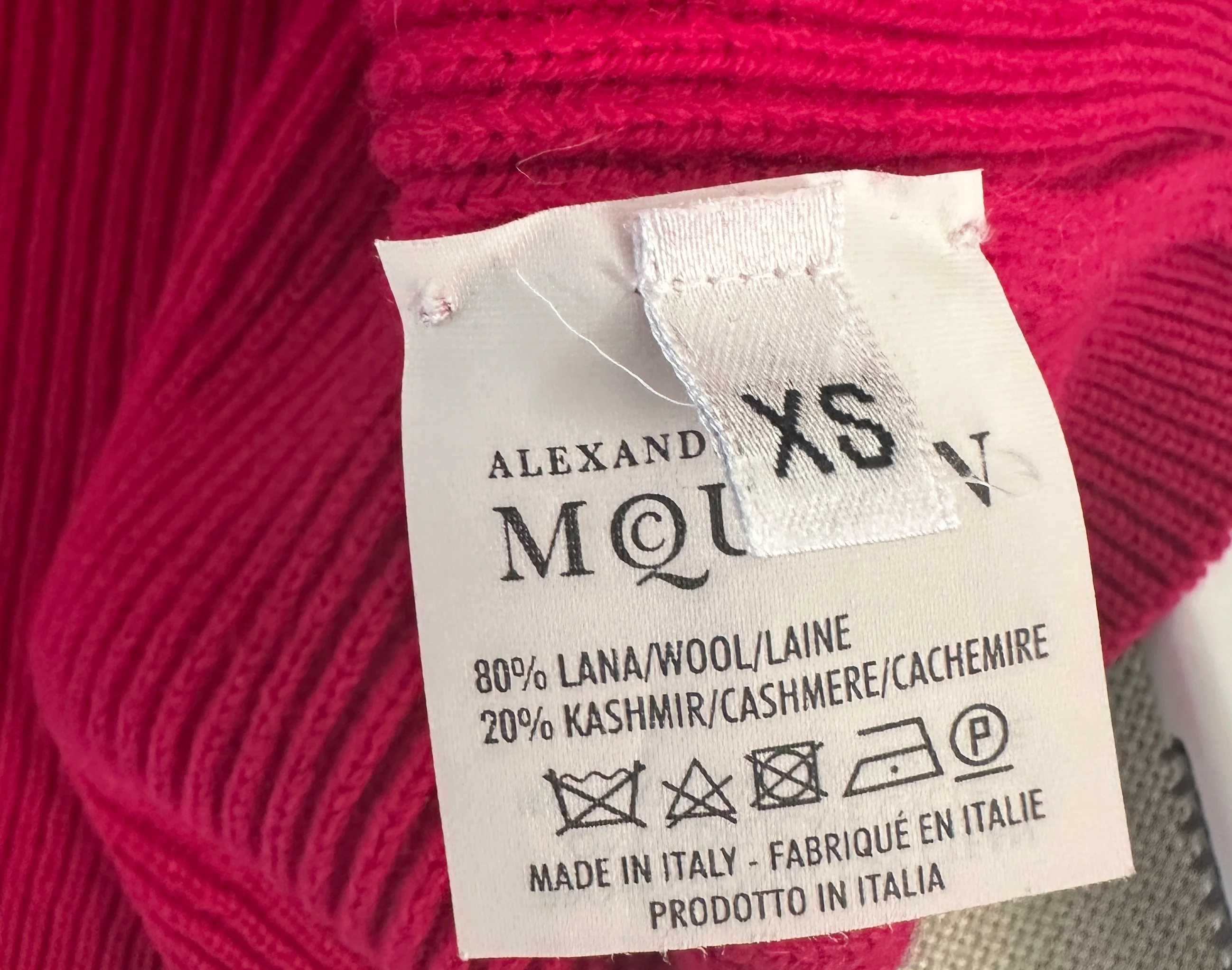 Alexander McQueen Pink Pull Over Knitted Short Sleeve Jumper Size XS (UK 4) - Image 11