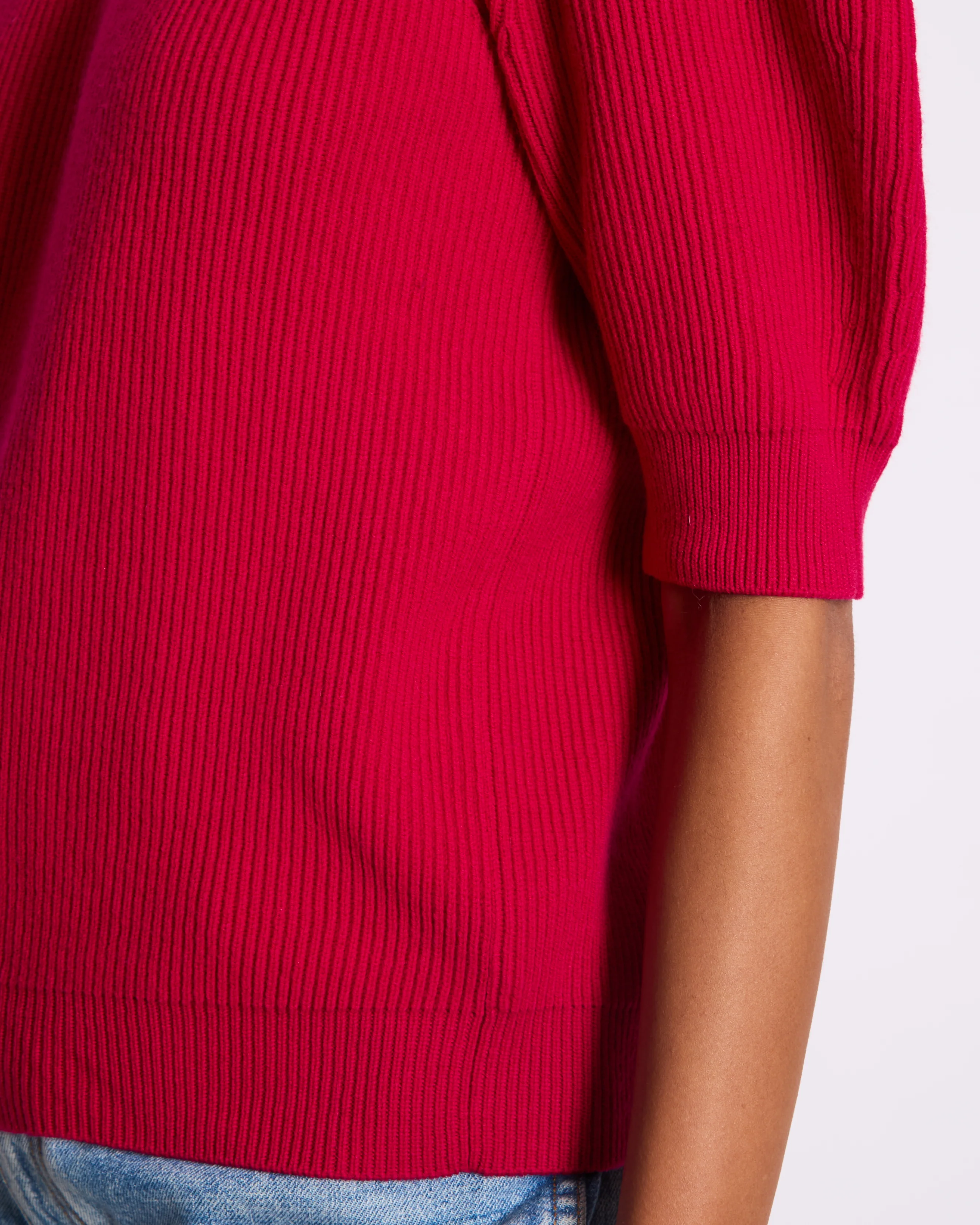 Alexander McQueen Pink Pull Over Knitted Short Sleeve Jumper Size XS (UK 4) - Image 4