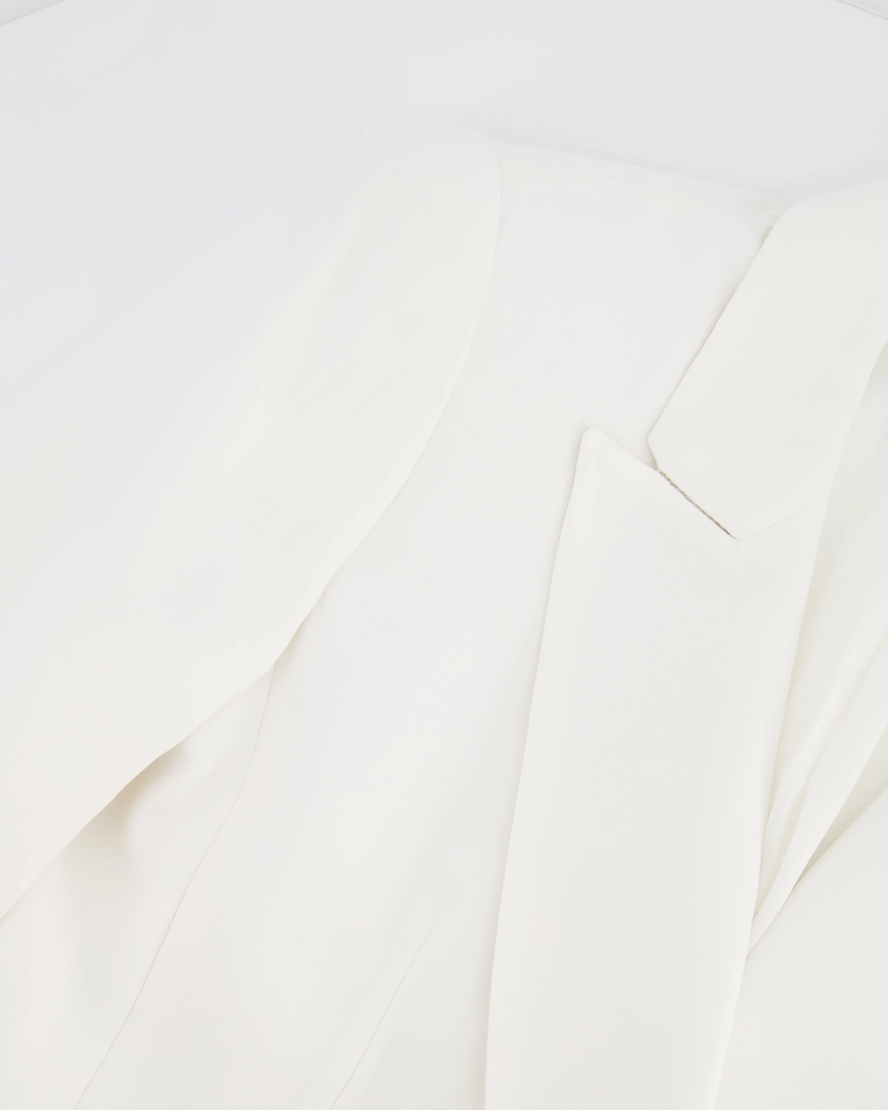 Alexander McQueen White Tailored Blazer with Peplum Hem Size IT 44 (UK 12) - Image 10