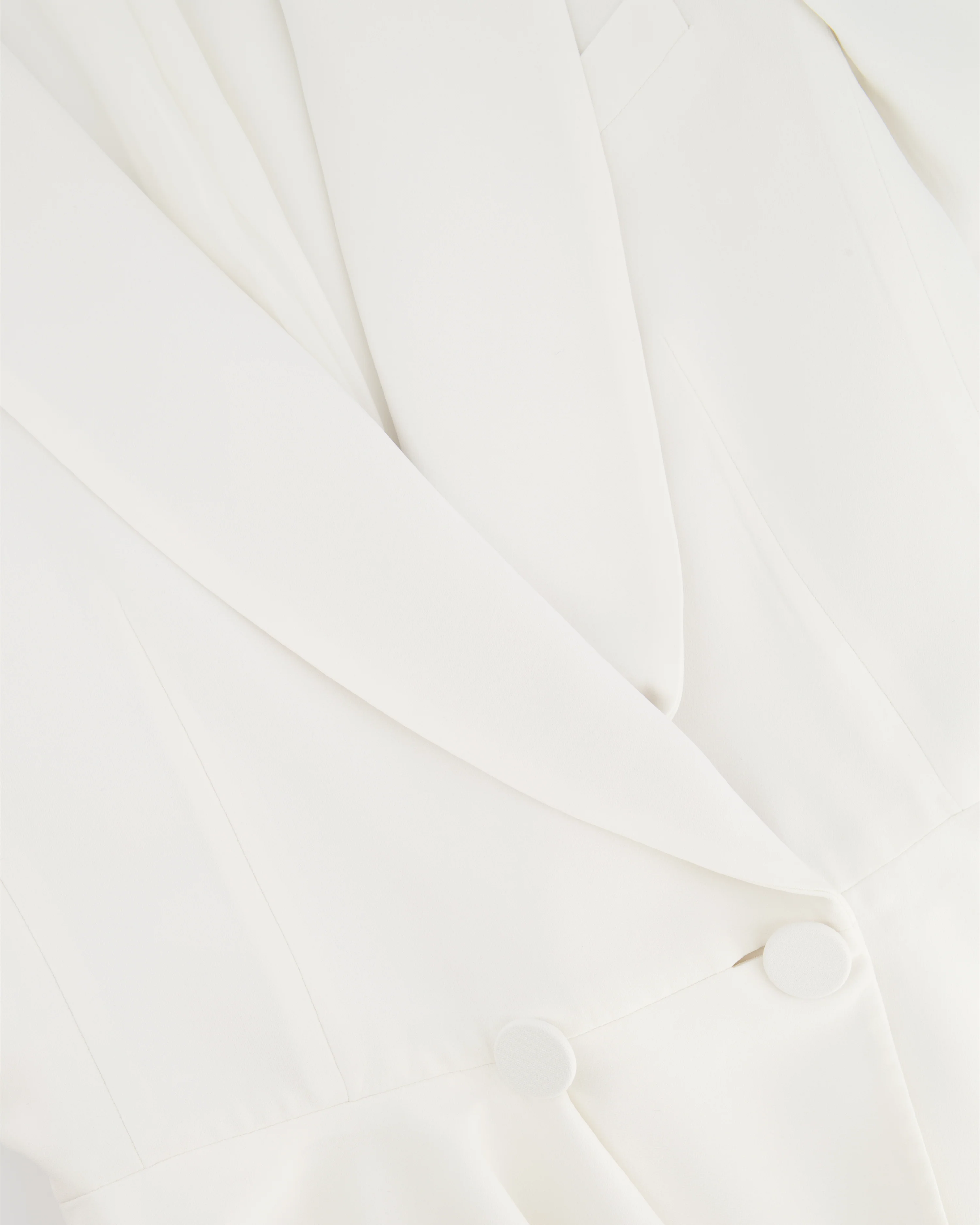 Alexander McQueen White Tailored Blazer with Peplum Hem Size IT 44 (UK 12) - Image 9