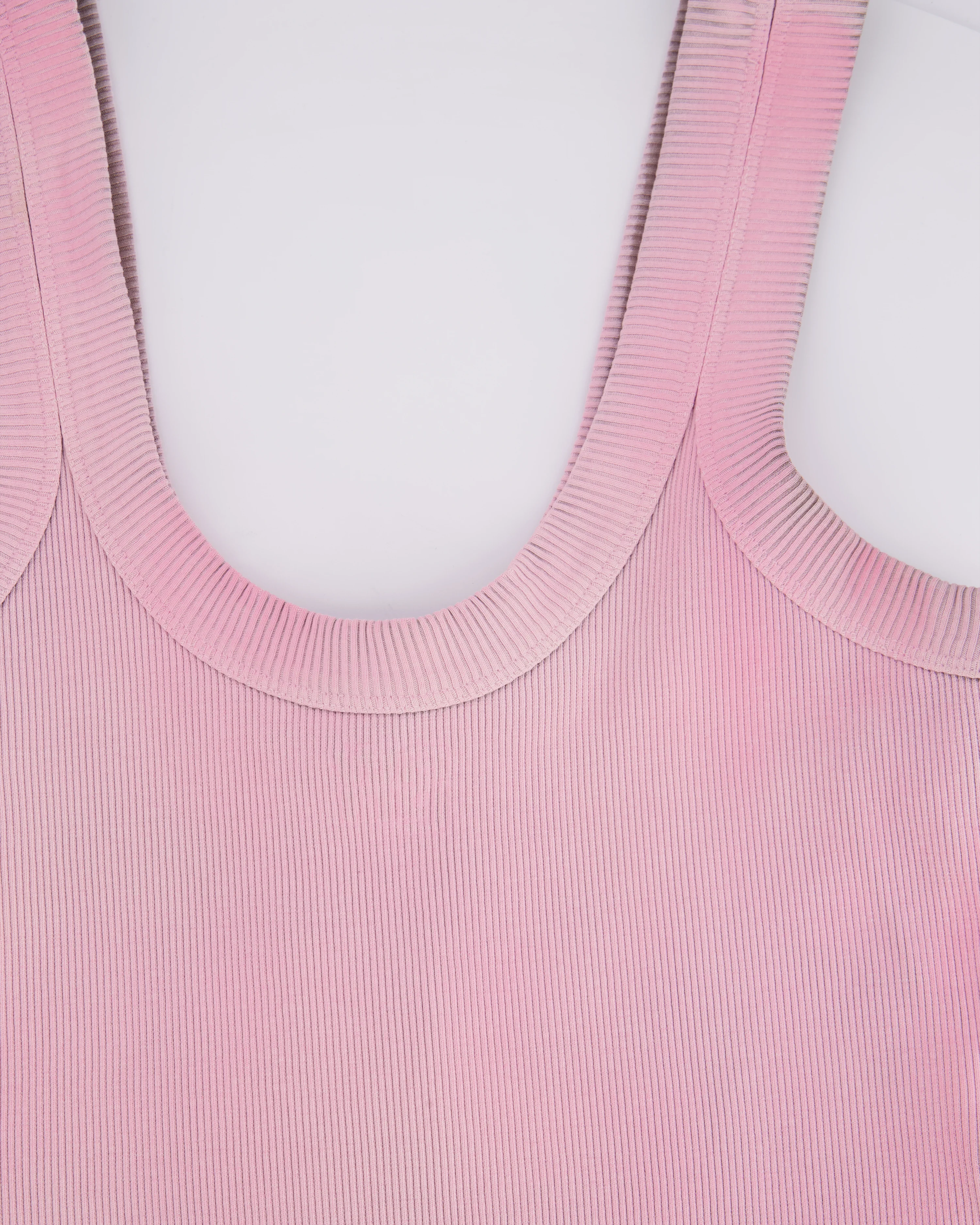 Alexander Wang Washed Pink Tank Dress with Logo Detail Size M (UK 10) - Image 9