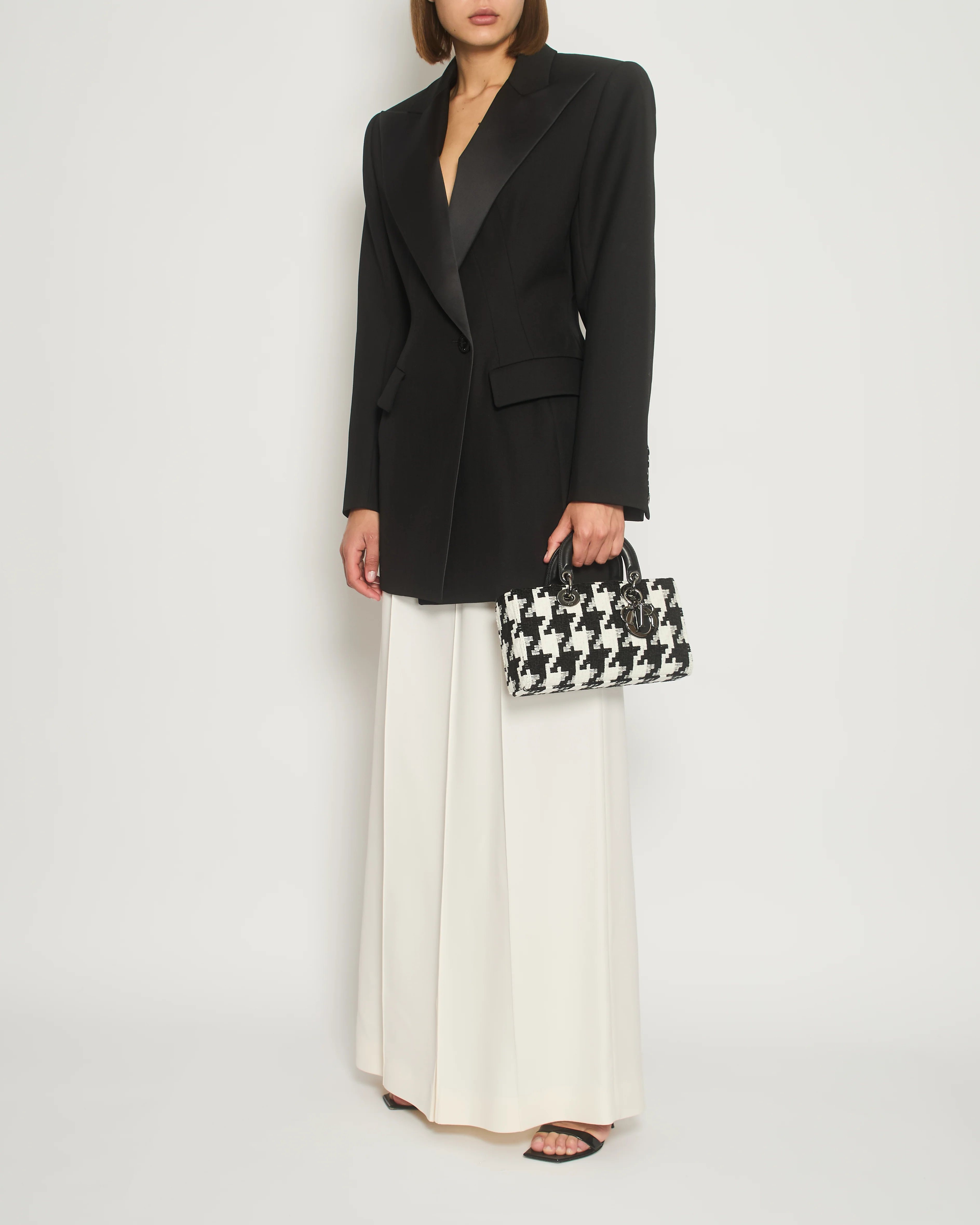Alexandre Vauthier Black Demi-Couture Tailored Smocking Dress Size FR 38 (UK 10) RRP £2550 - Image 2