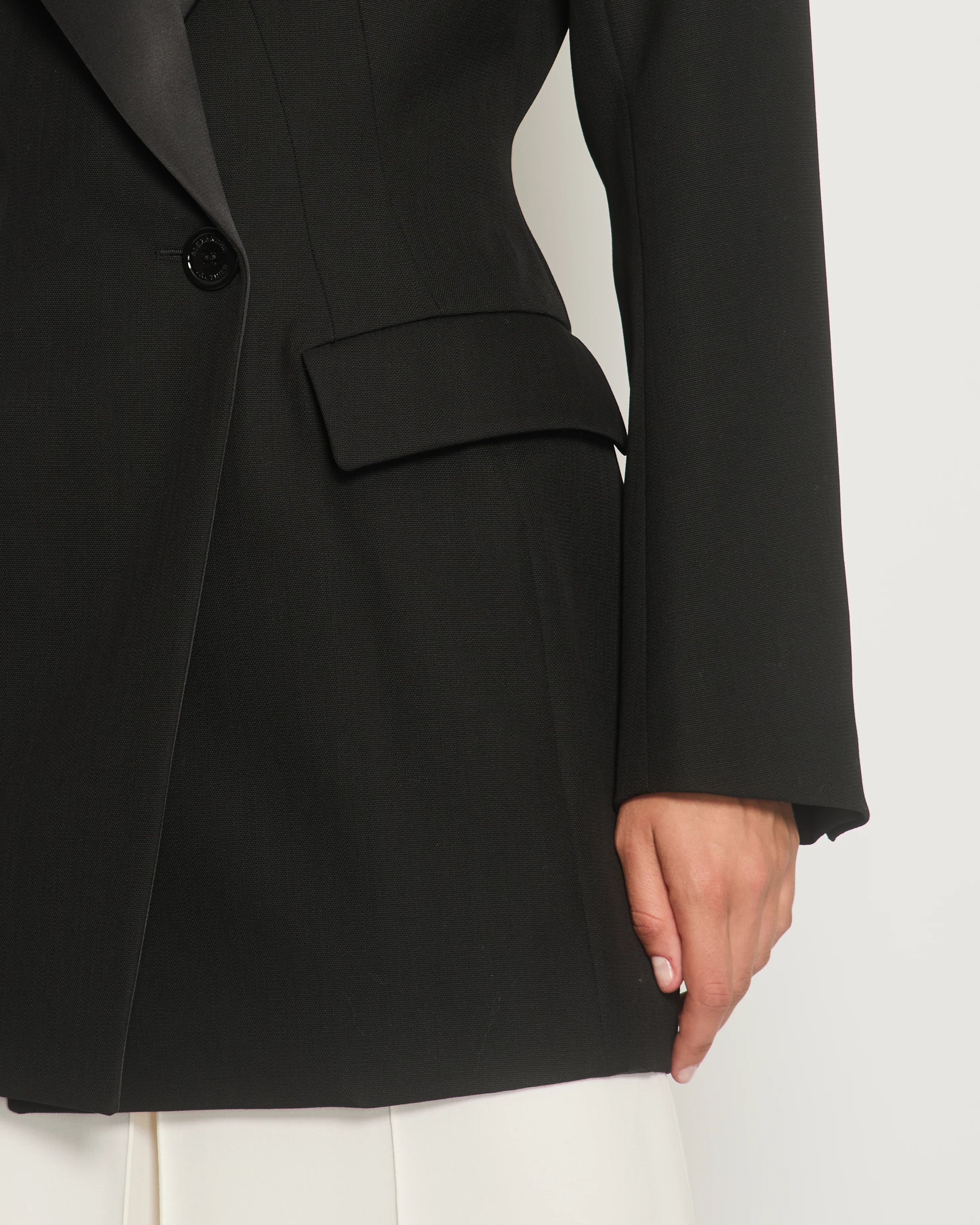 Alexandre Vauthier Black Demi-Couture Tailored Smocking Dress Size FR 38 (UK 10) RRP £2550 - Image 4
