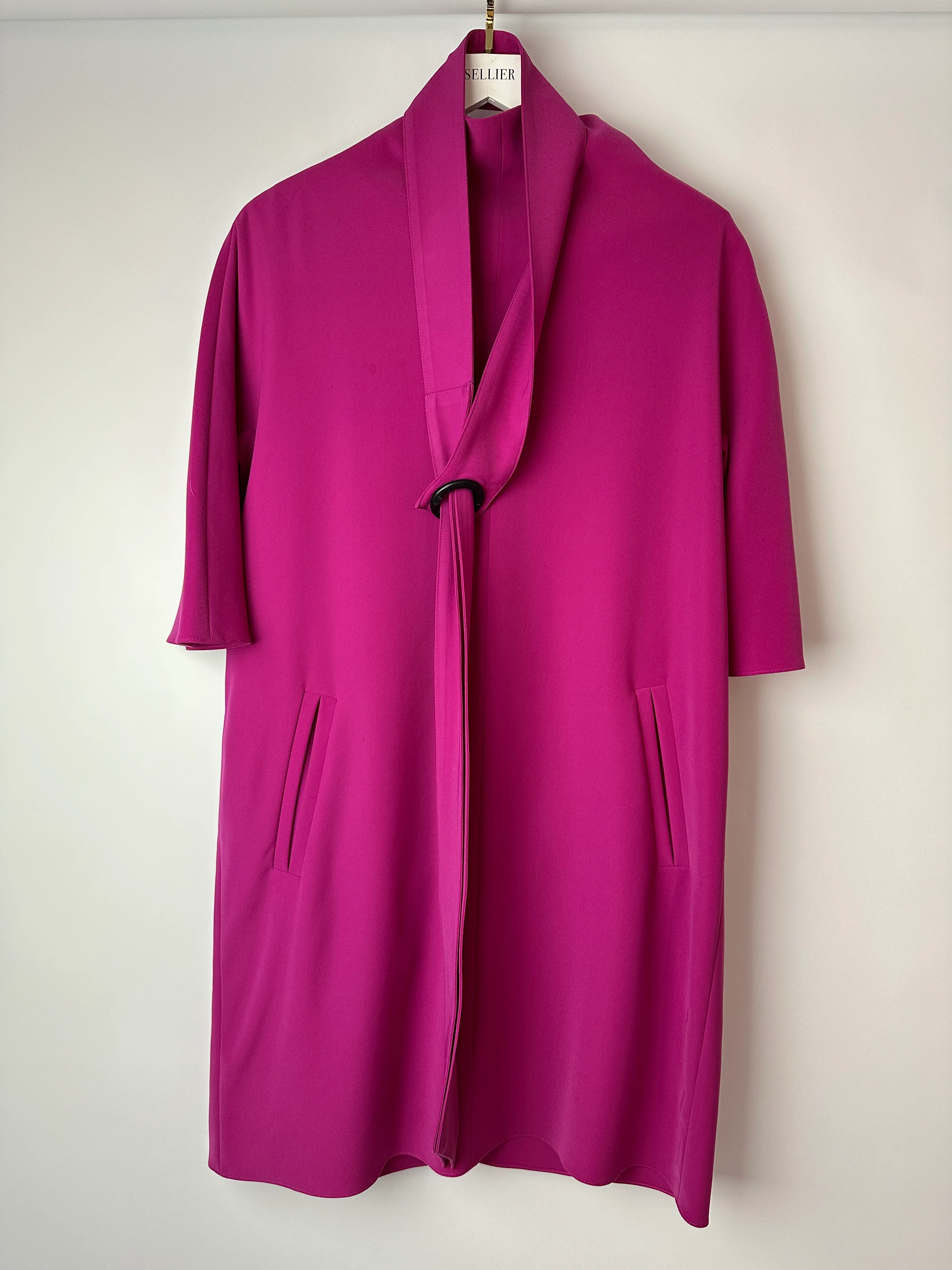Armani Collezioni Pink Belted Dress Size IT46 (UK 14) - Image 4
