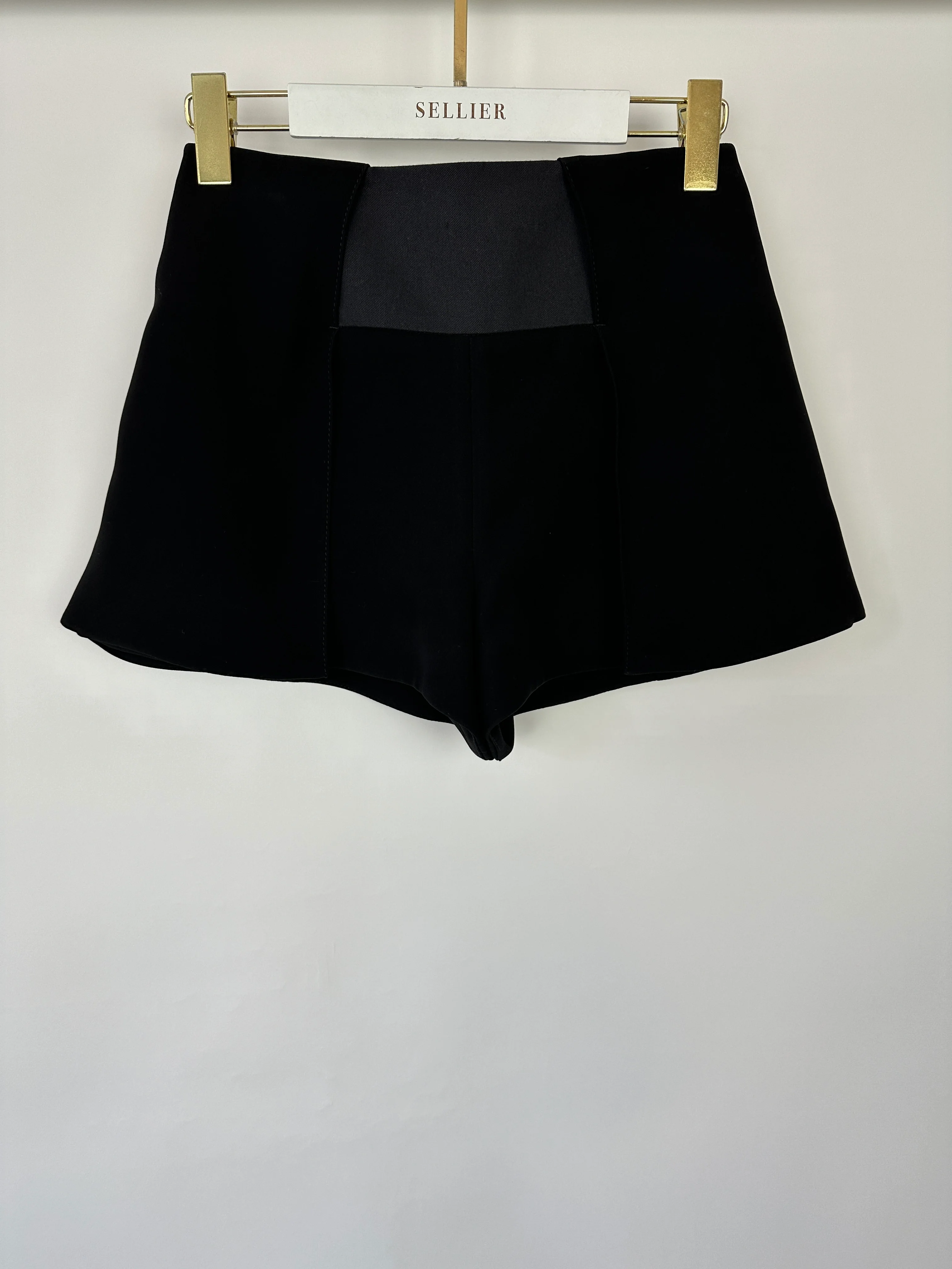 Balenciaga Black Shorts with Pannel Detailing Size FR 34 (UK 6) - Image 8