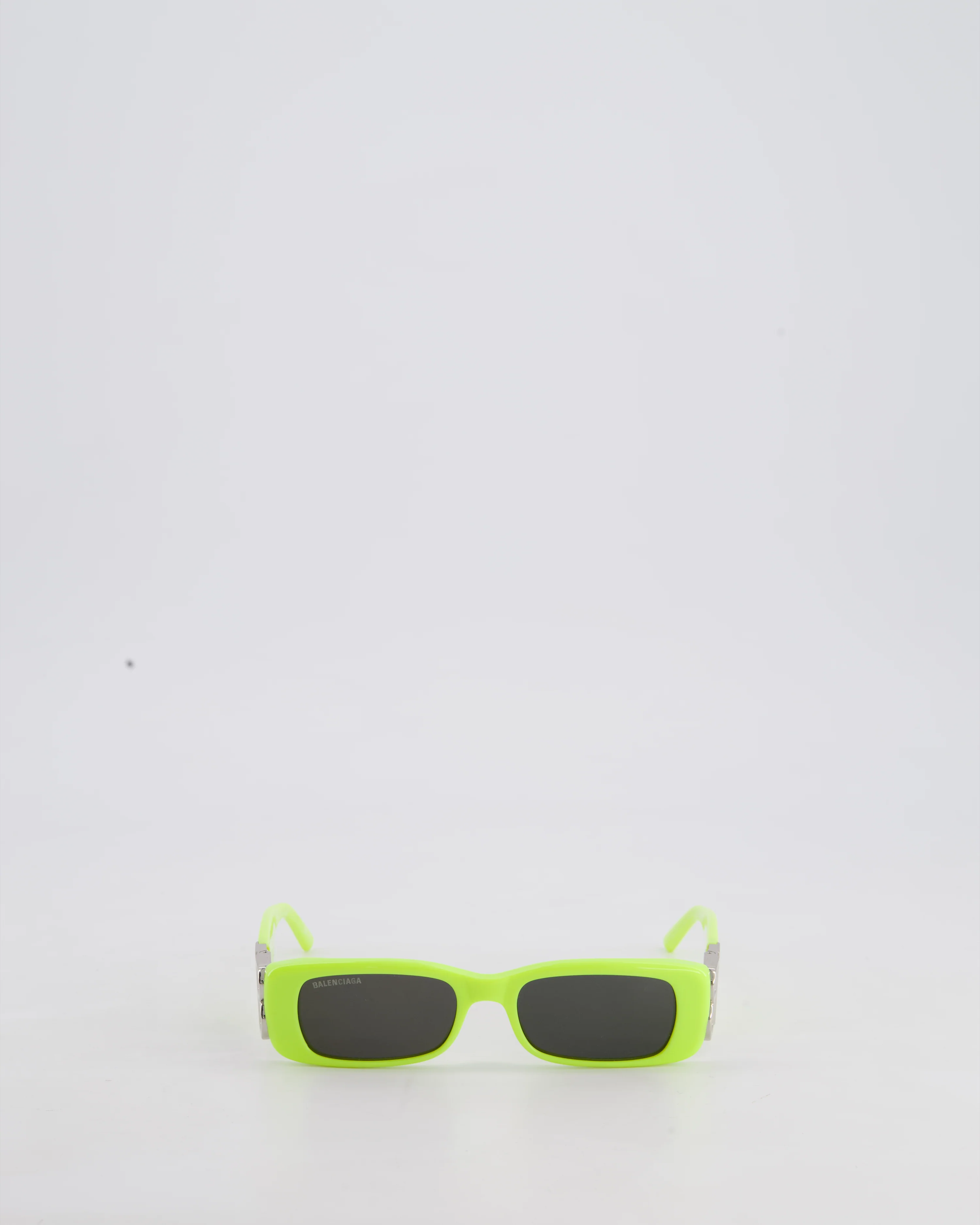 Balenciaga Neon Yellow Acetate Dynasty Sunglassess