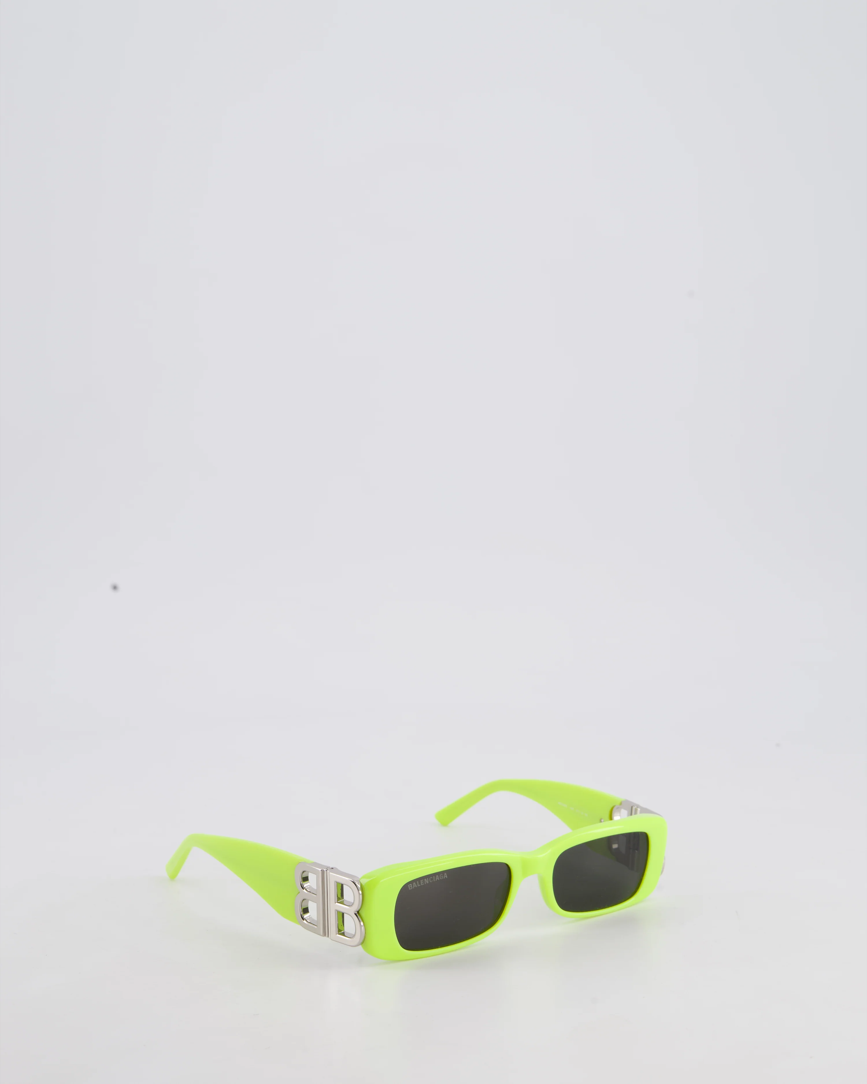 Balenciaga Neon Yellow Acetate Dynasty Sunglassess - Image 2