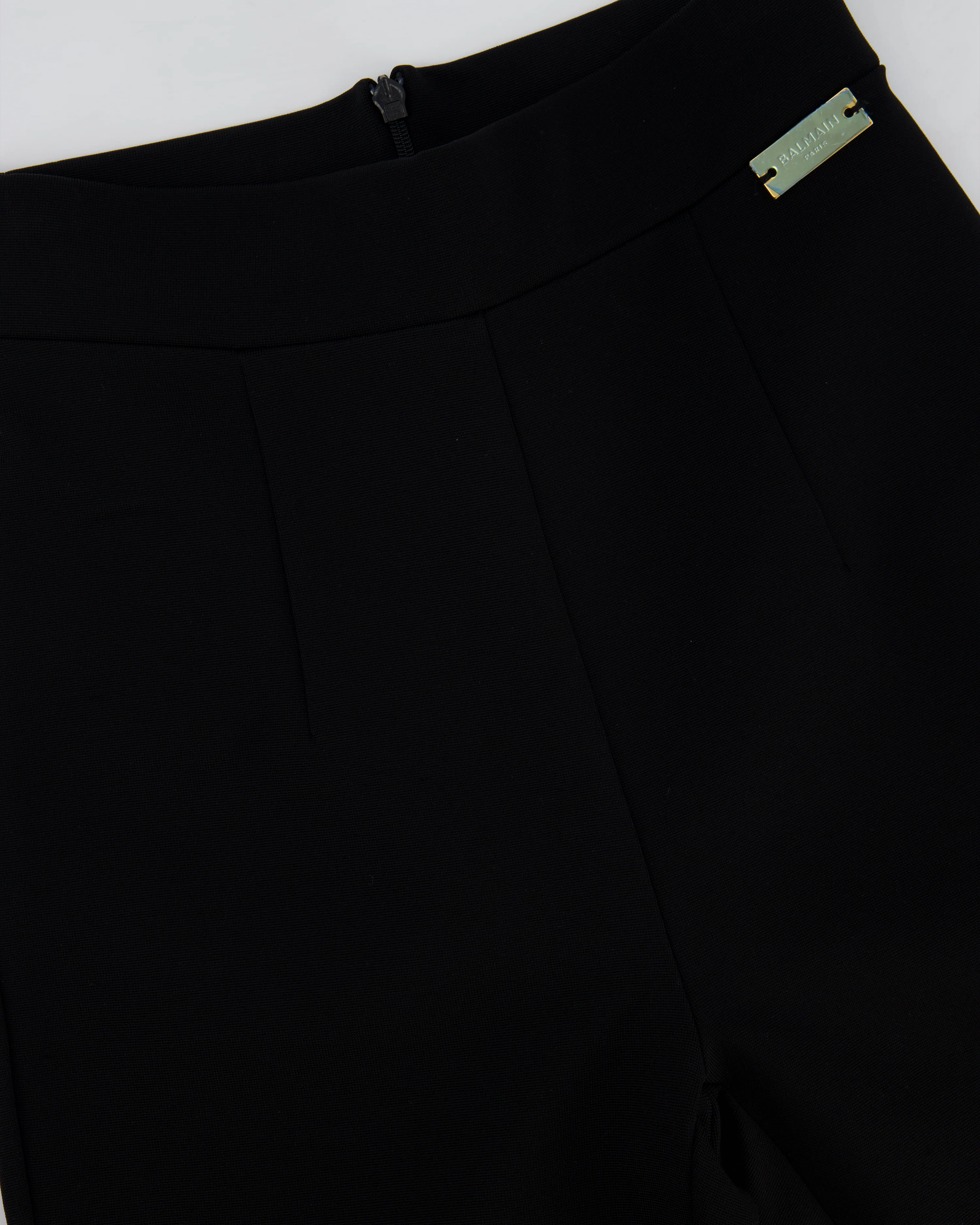 Balmain Black Knit Stirrup Leggings Size XS (UK 4-6) - Image 2