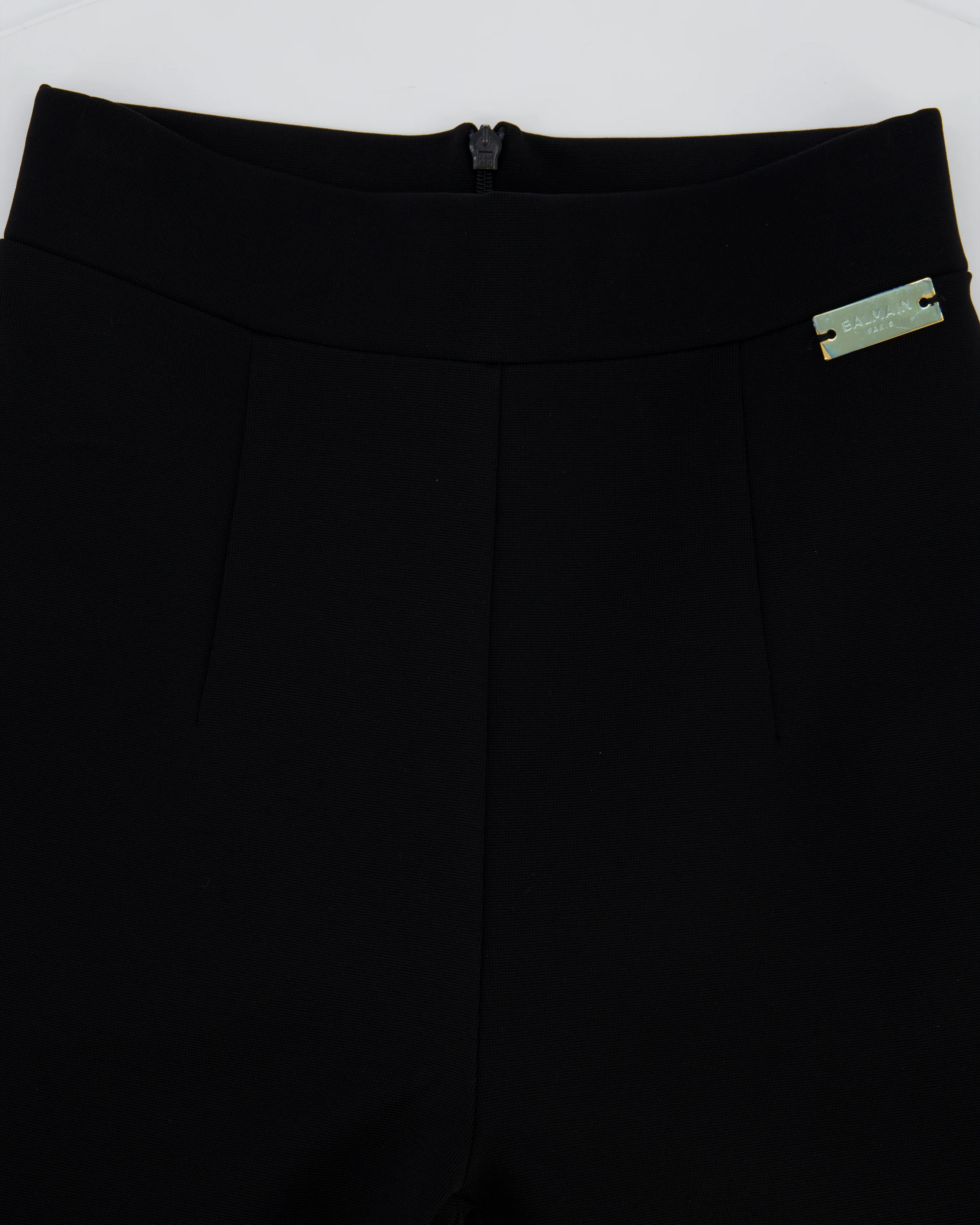 Balmain Black Knit Stirrup Leggings Size XS (UK 4-6) - Image 3