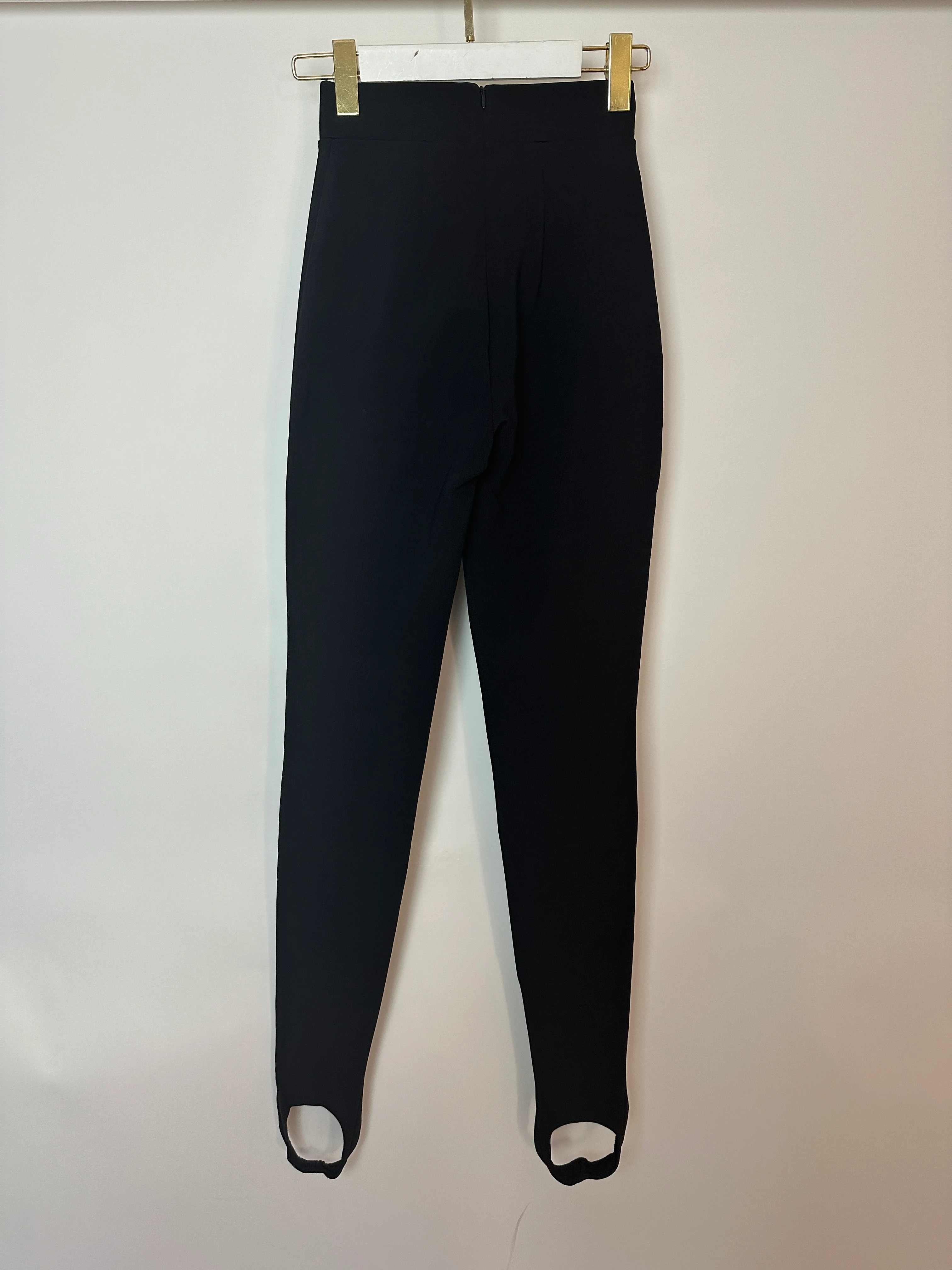 Balmain Black Knit Stirrup Leggings Size XS (UK 4-6) - Image 5