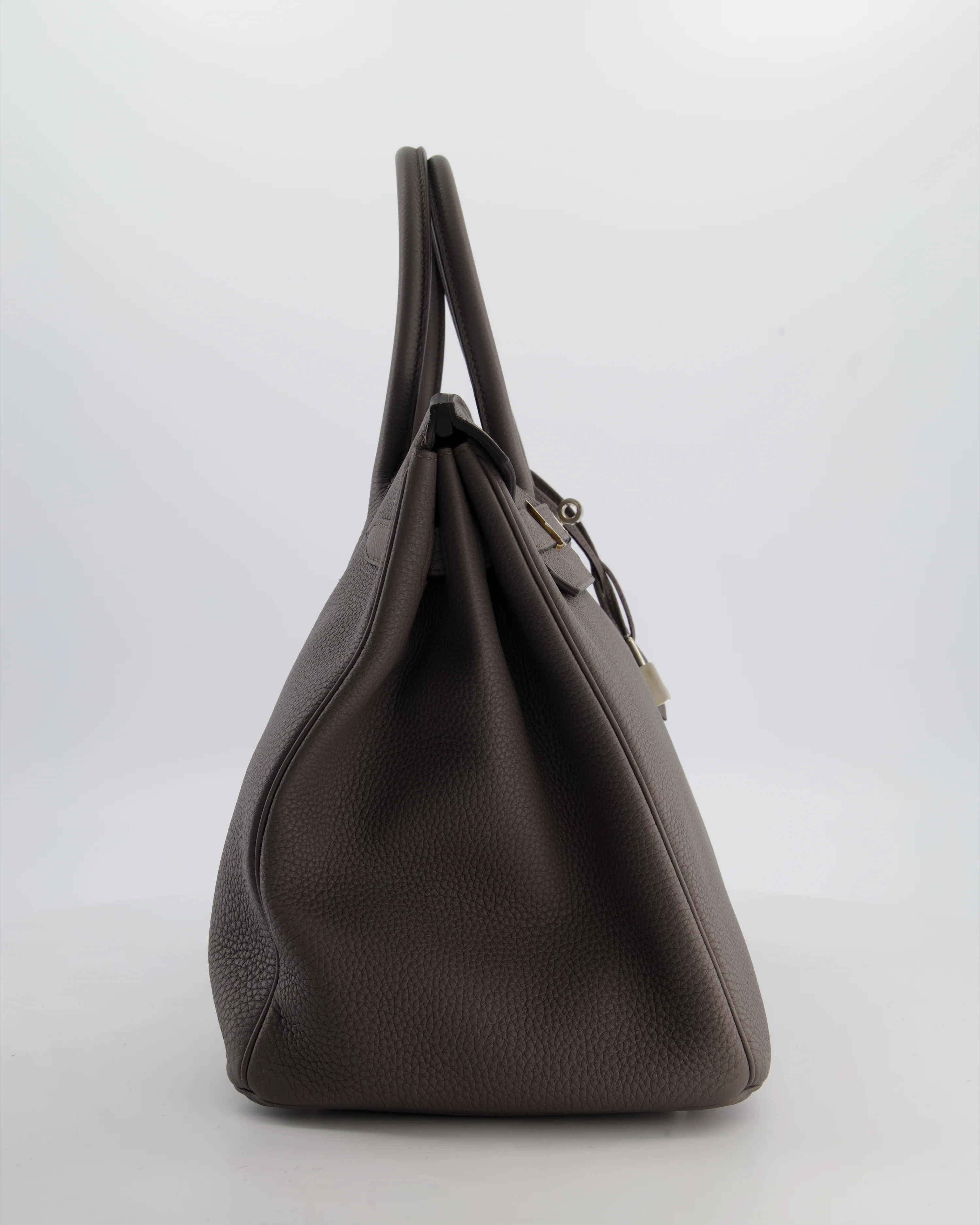 Hermès Birkin 35 Retourne Bag in Gris Etain Togo Leather with Palladium Hardware - Image 4