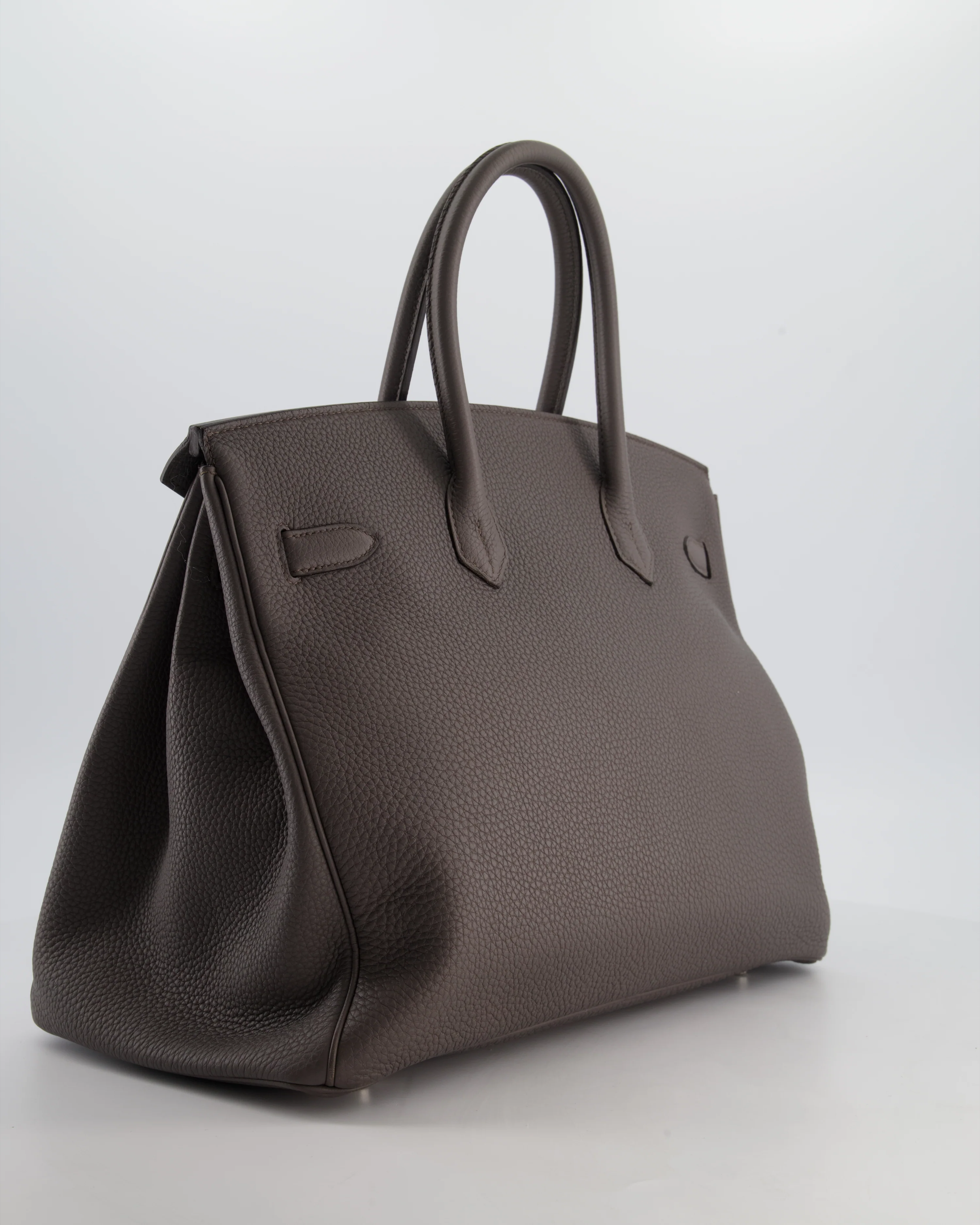 Hermès Birkin 35 Retourne Bag in Gris Etain Togo Leather with Palladium Hardware - Image 7