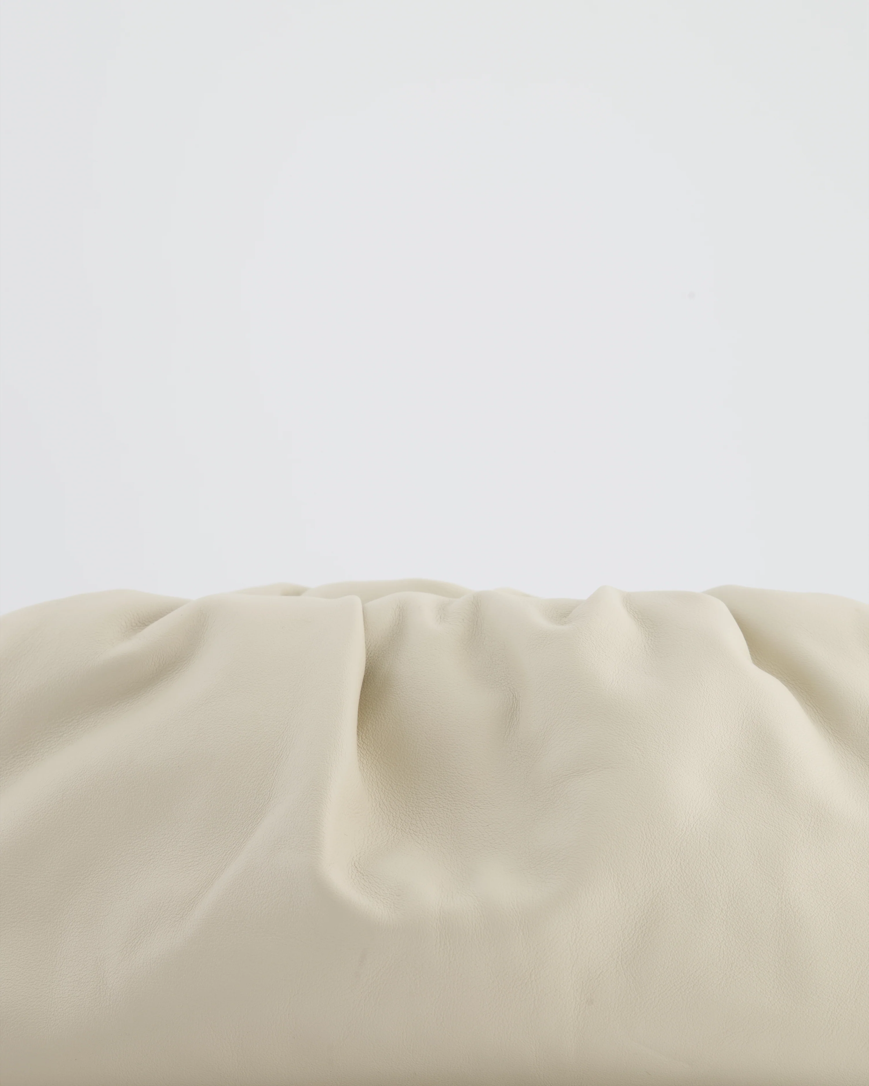 Bottega Veneta Beige Chain Pouch Bag in Soft Nappa Leather with Gold Hardware - Image 14