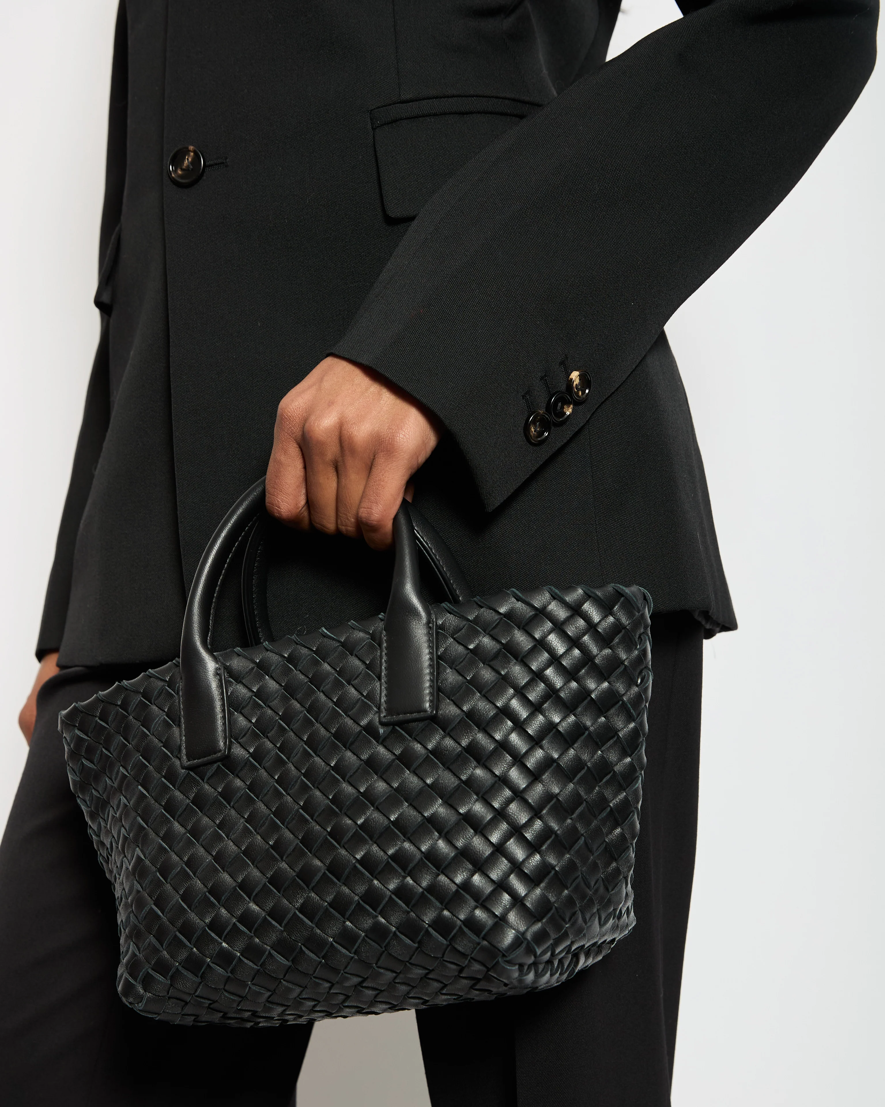 Bottega Veneta Black Wool Blazer IT 38 (UK 6) - Image 3