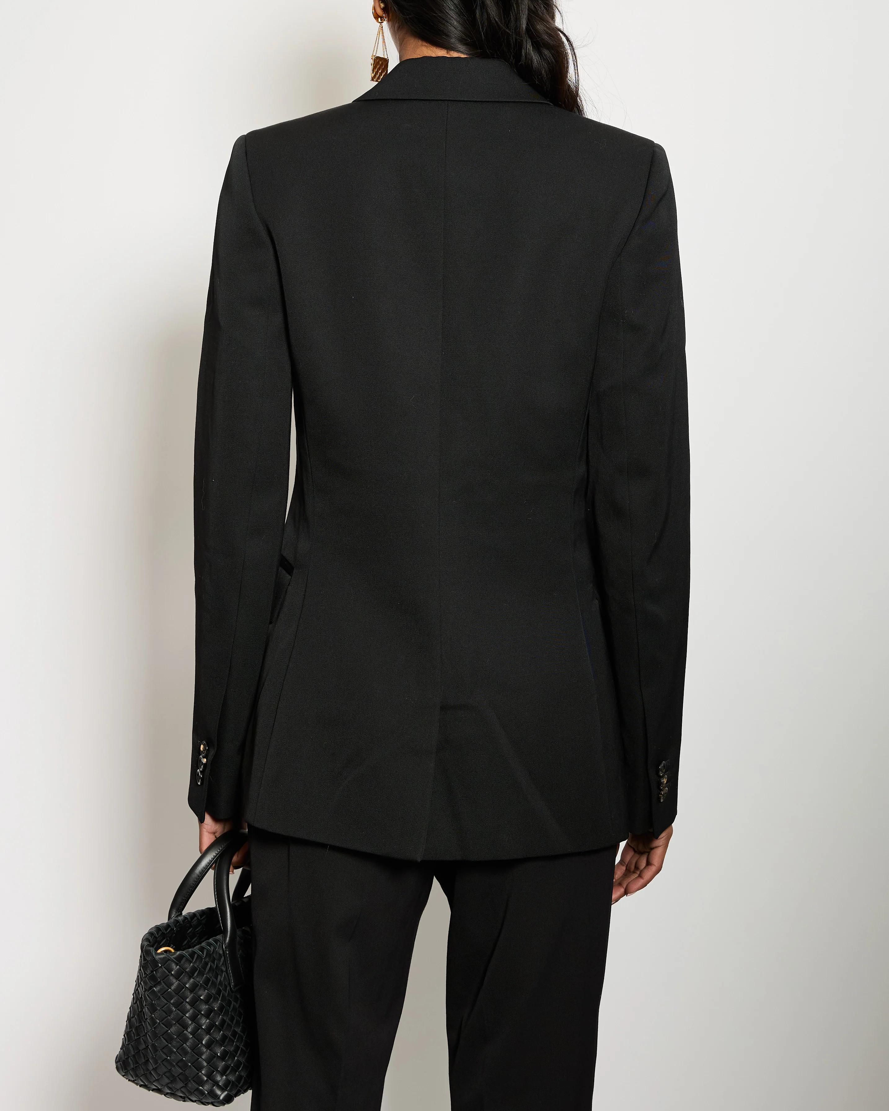 Bottega Veneta Black Wool Blazer IT 38 (UK 6) - Image 4