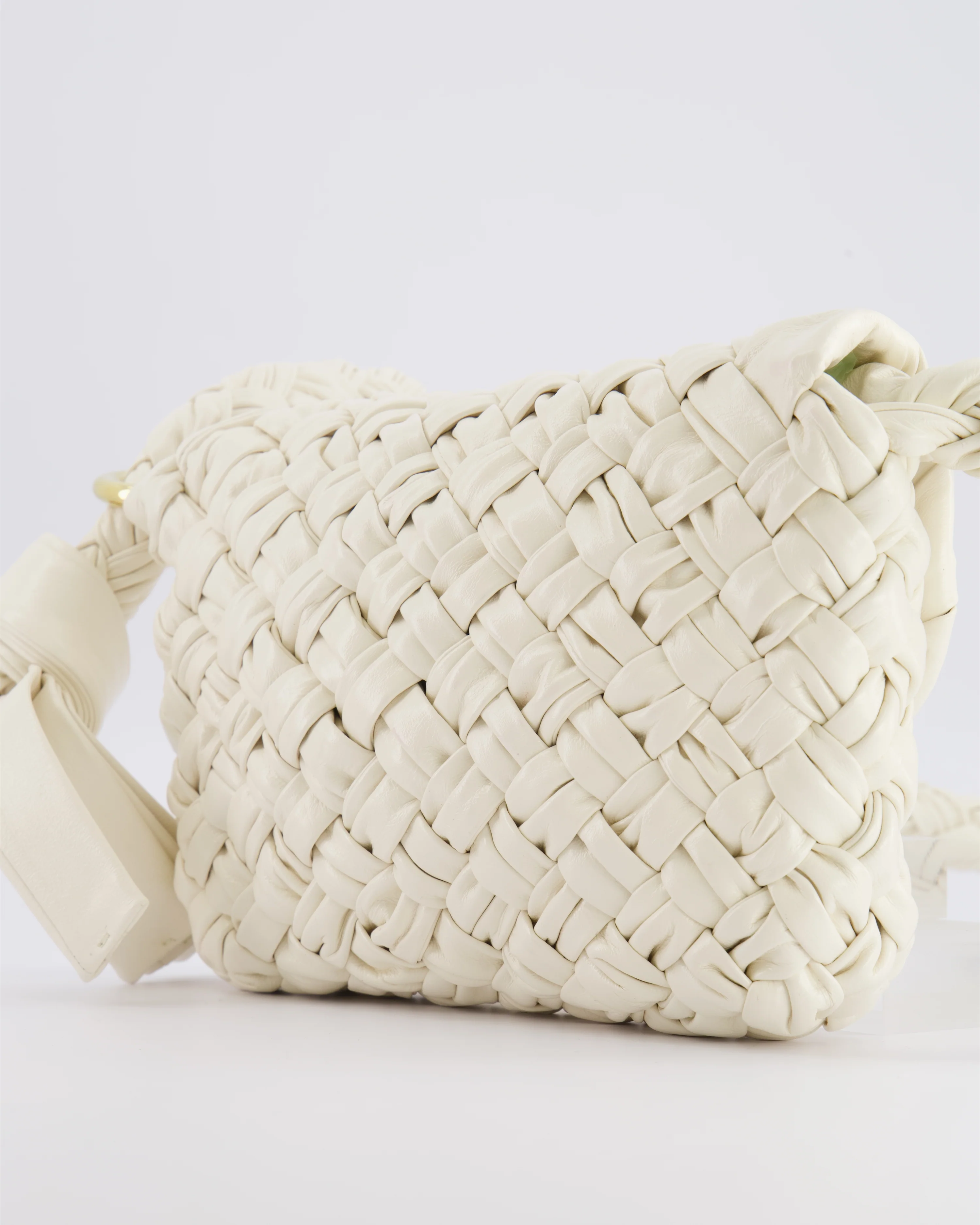 Bottega Veneta Bone White Small Kalimero Leather Citta Bag with Gold Hardware RRP £3,140 - Image 17