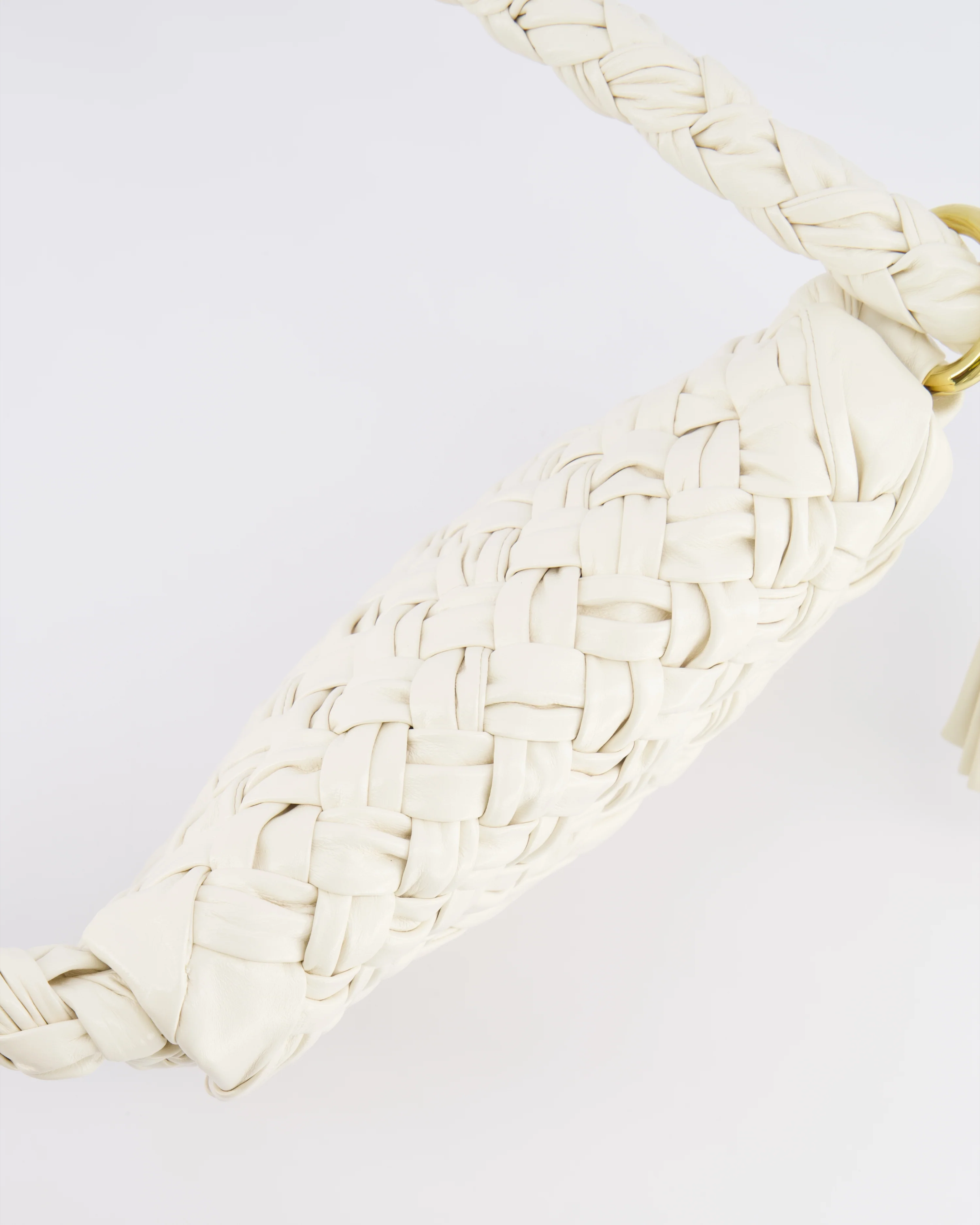 Bottega Veneta Bone White Small Kalimero Leather Citta Bag with Gold Hardware RRP £3,140 - Image 21