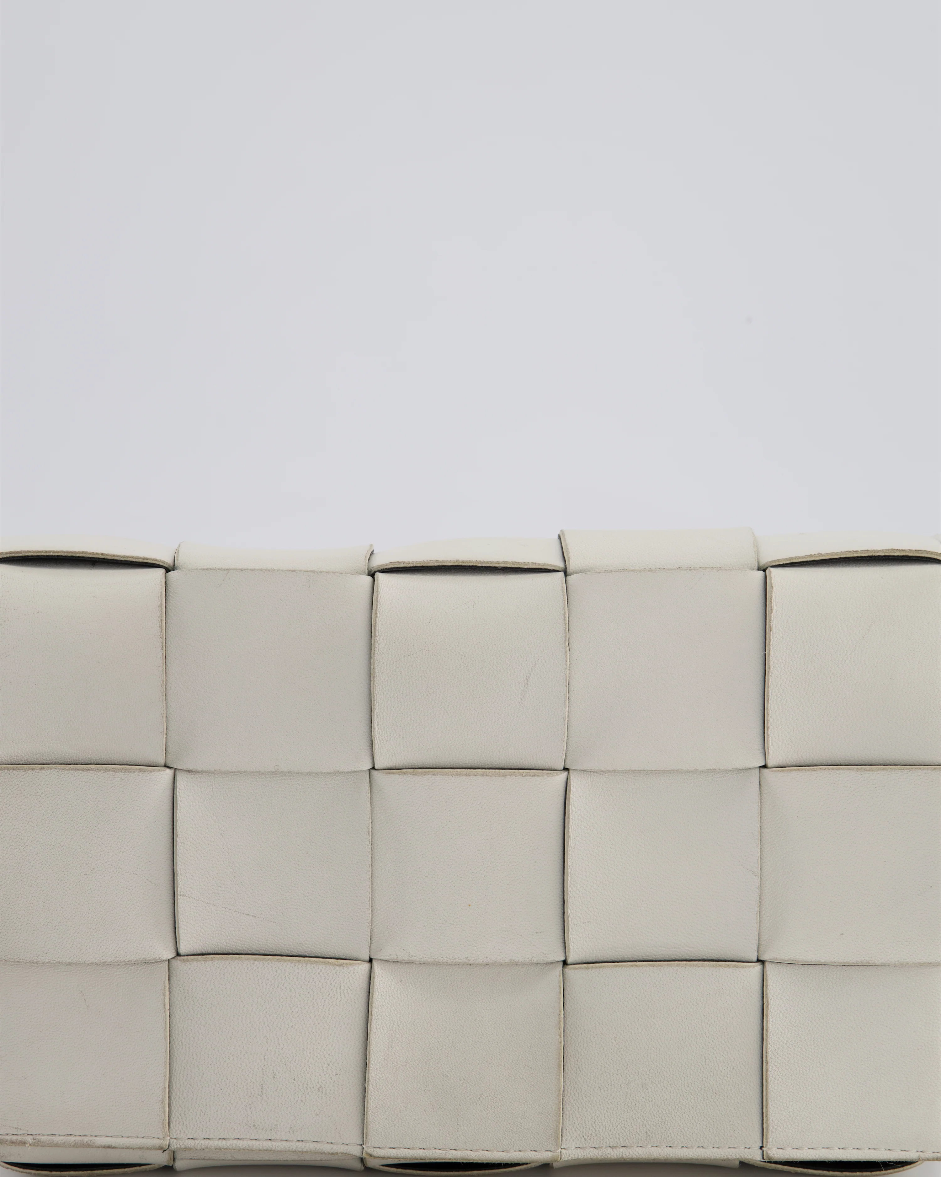 Bottega Veneta Off White Small Cassette Intrecciato Leather Bag RRP £1,970 - Image 15