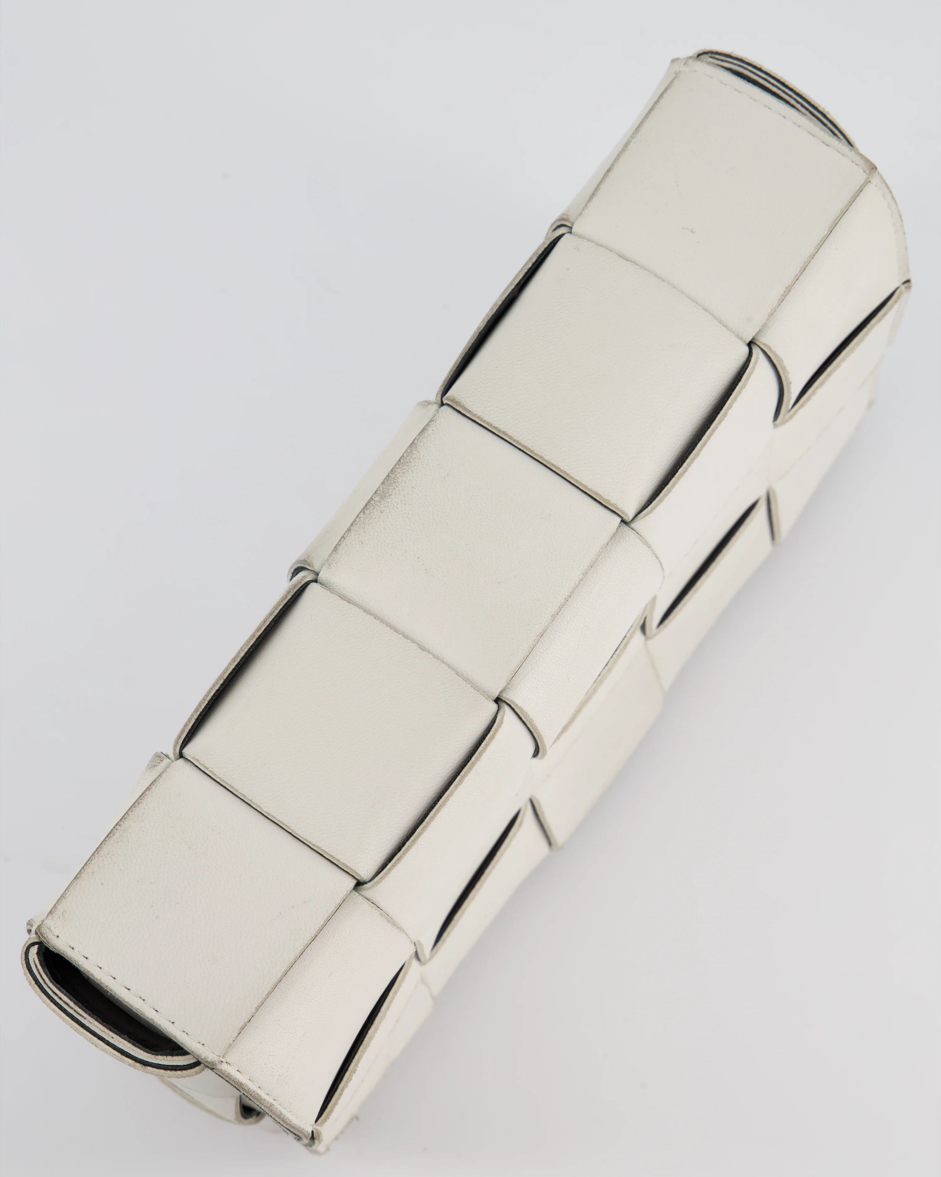 Bottega Veneta Off White Small Cassette Intrecciato Leather Bag RRP £1,970 - Image 16