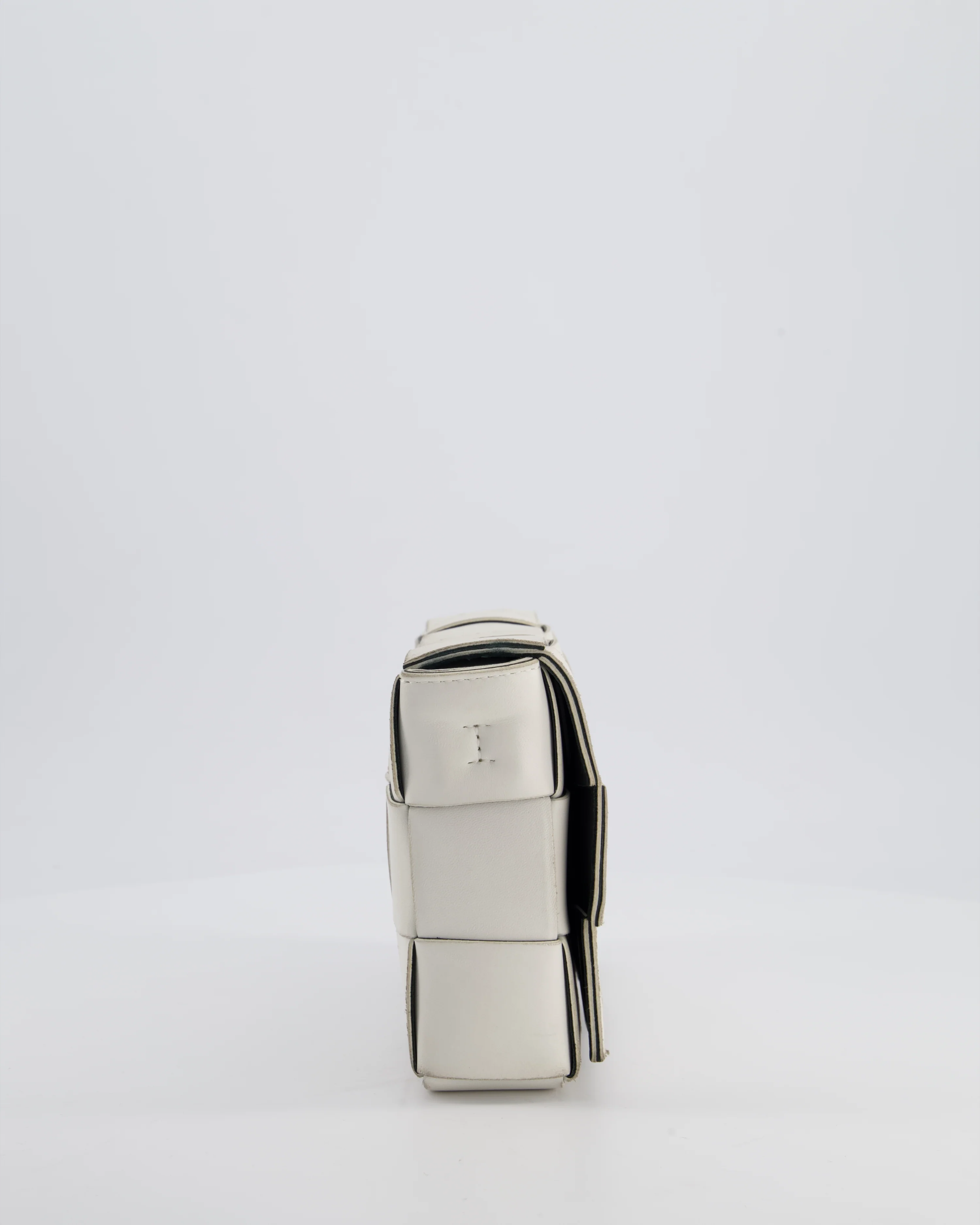 Bottega Veneta Off White Small Cassette Intrecciato Leather Bag RRP £1,970 - Image 5