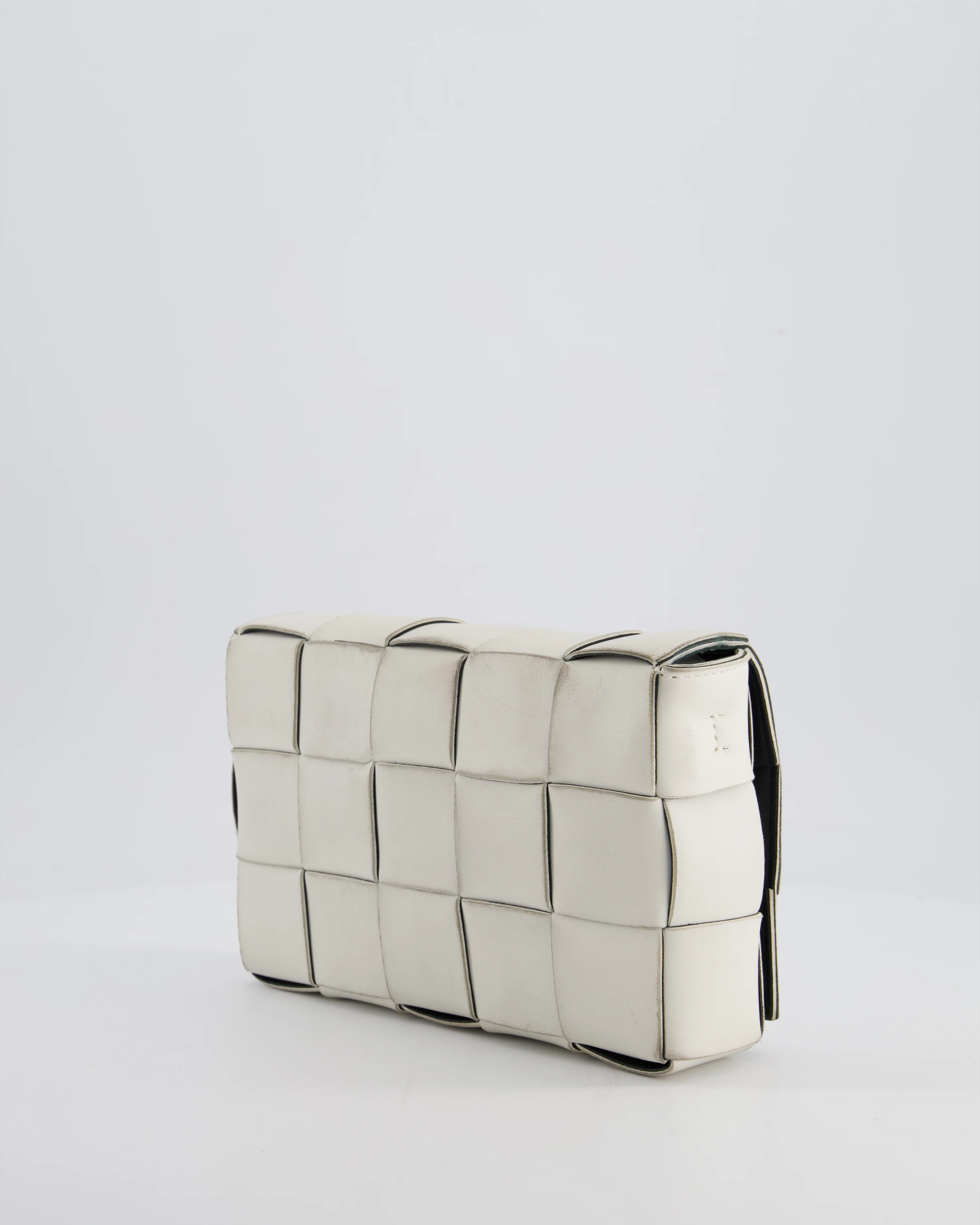 Bottega Veneta Off White Small Cassette Intrecciato Leather Bag RRP £1,970 - Image 6