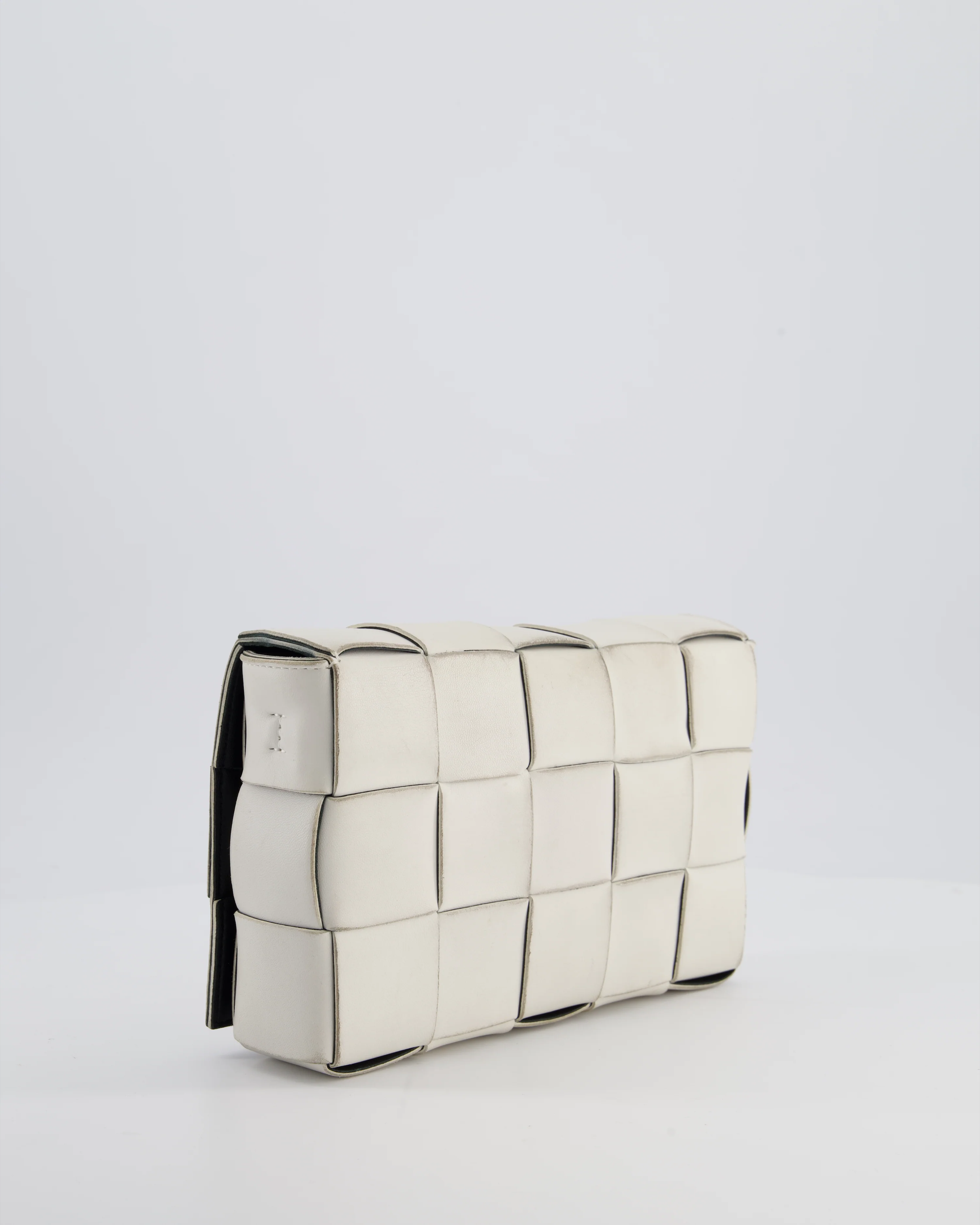 Bottega Veneta Off White Small Cassette Intrecciato Leather Bag RRP £1,970 - Image 8