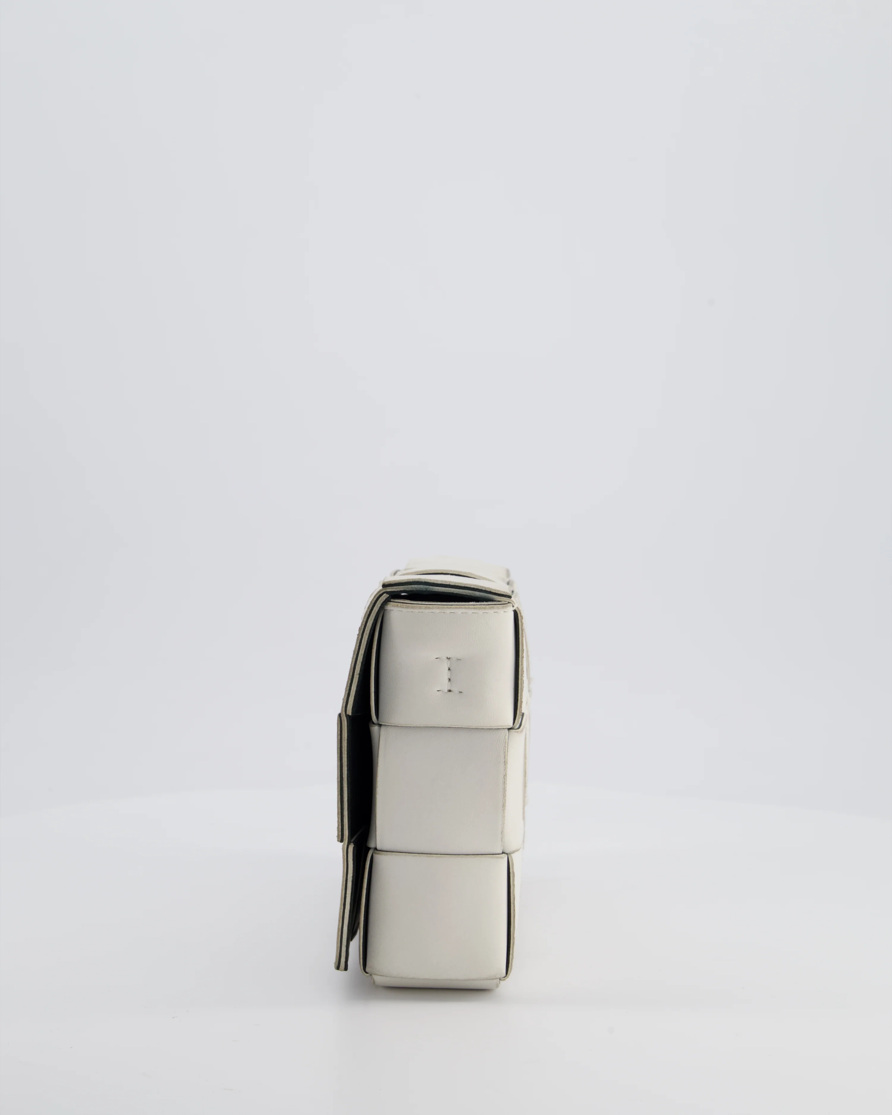 Bottega Veneta Off White Small Cassette Intrecciato Leather Bag RRP £1,970 - Image 9