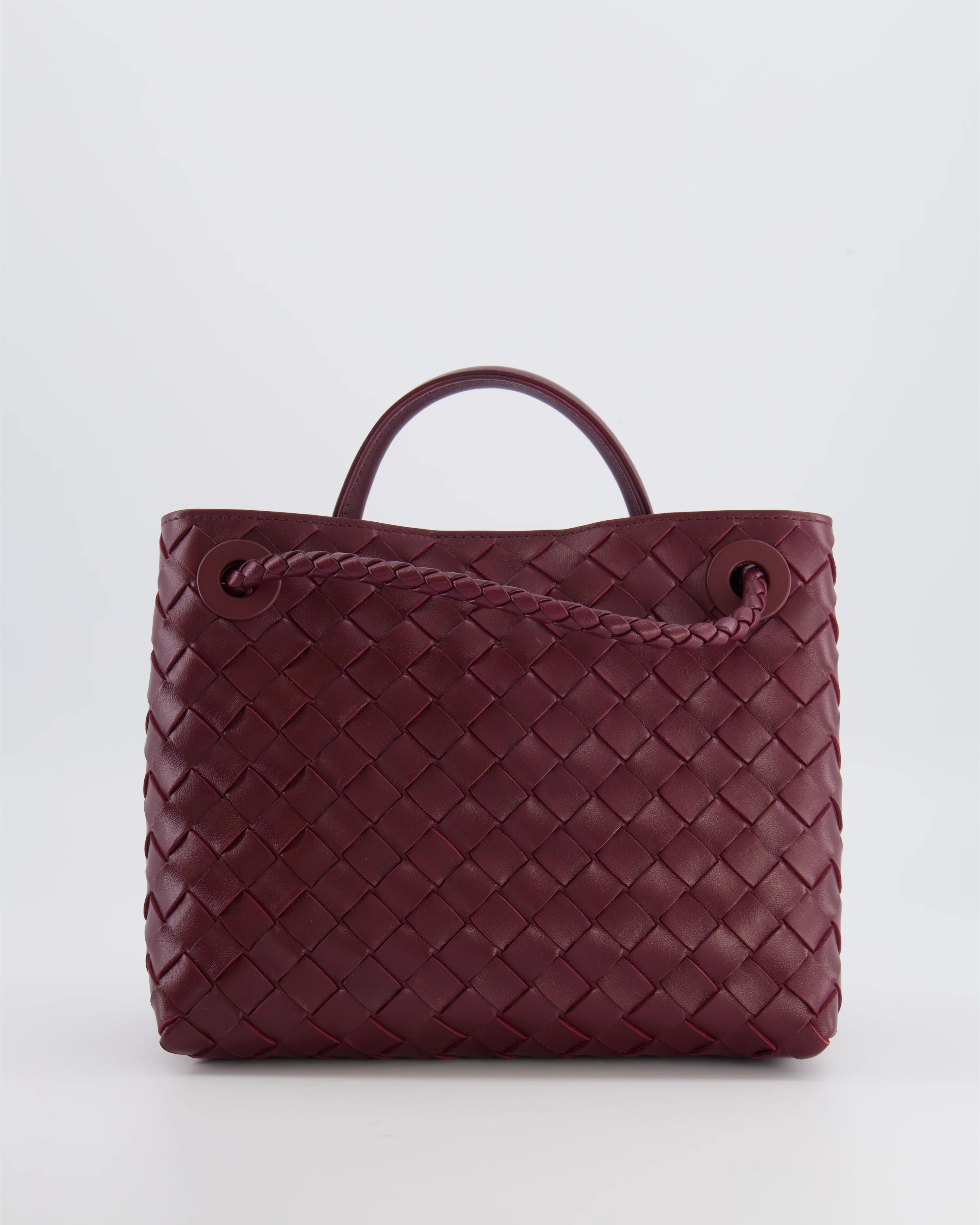Bottega Veneta Small Andiamo Bag in Barolo Intrecciato Leather with Gold Hardware RRP £3,460 - Image 5