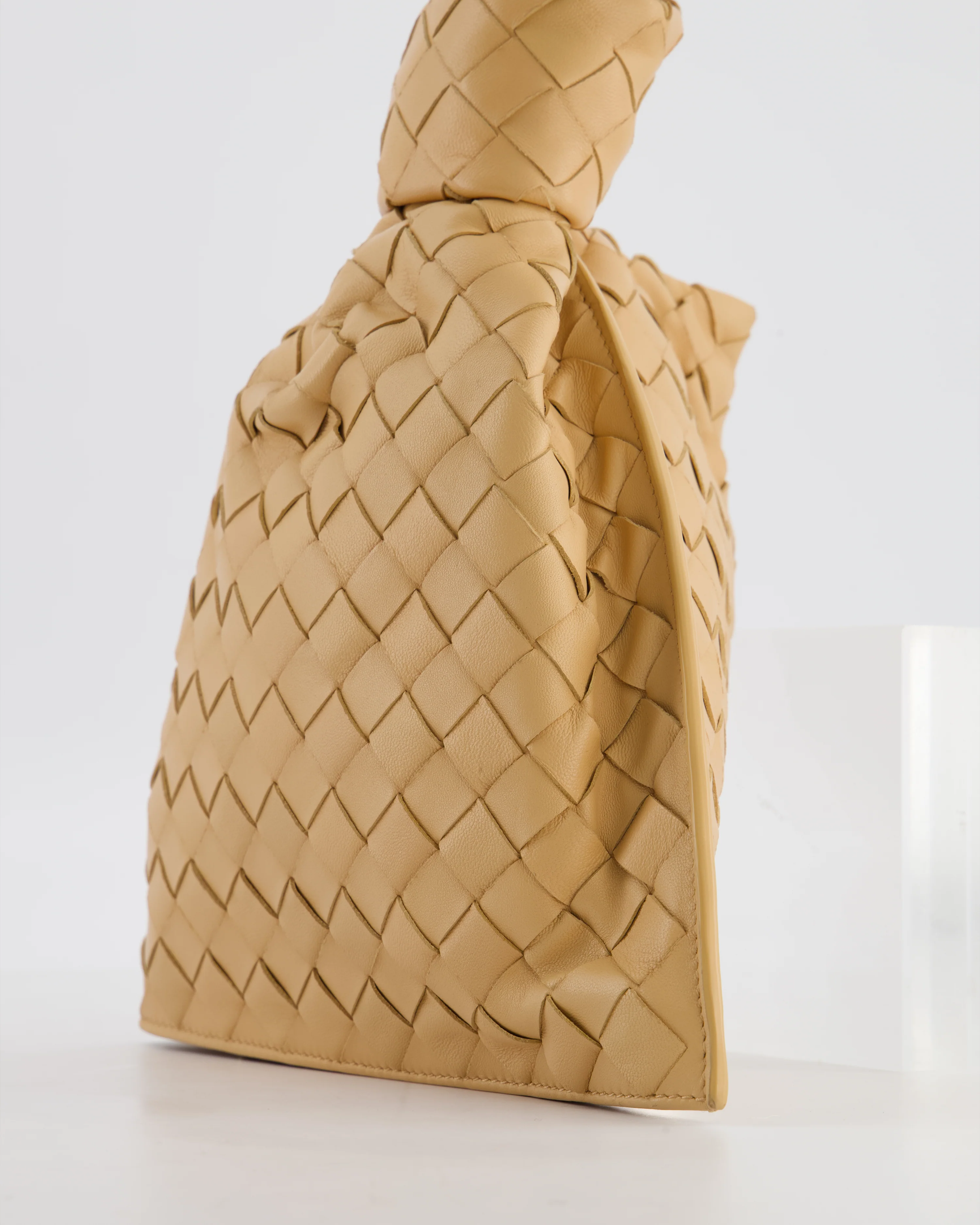 Bottega Veneta The Mini Twist Bag in Beige Intrecciato Nappa Leather - Image 10