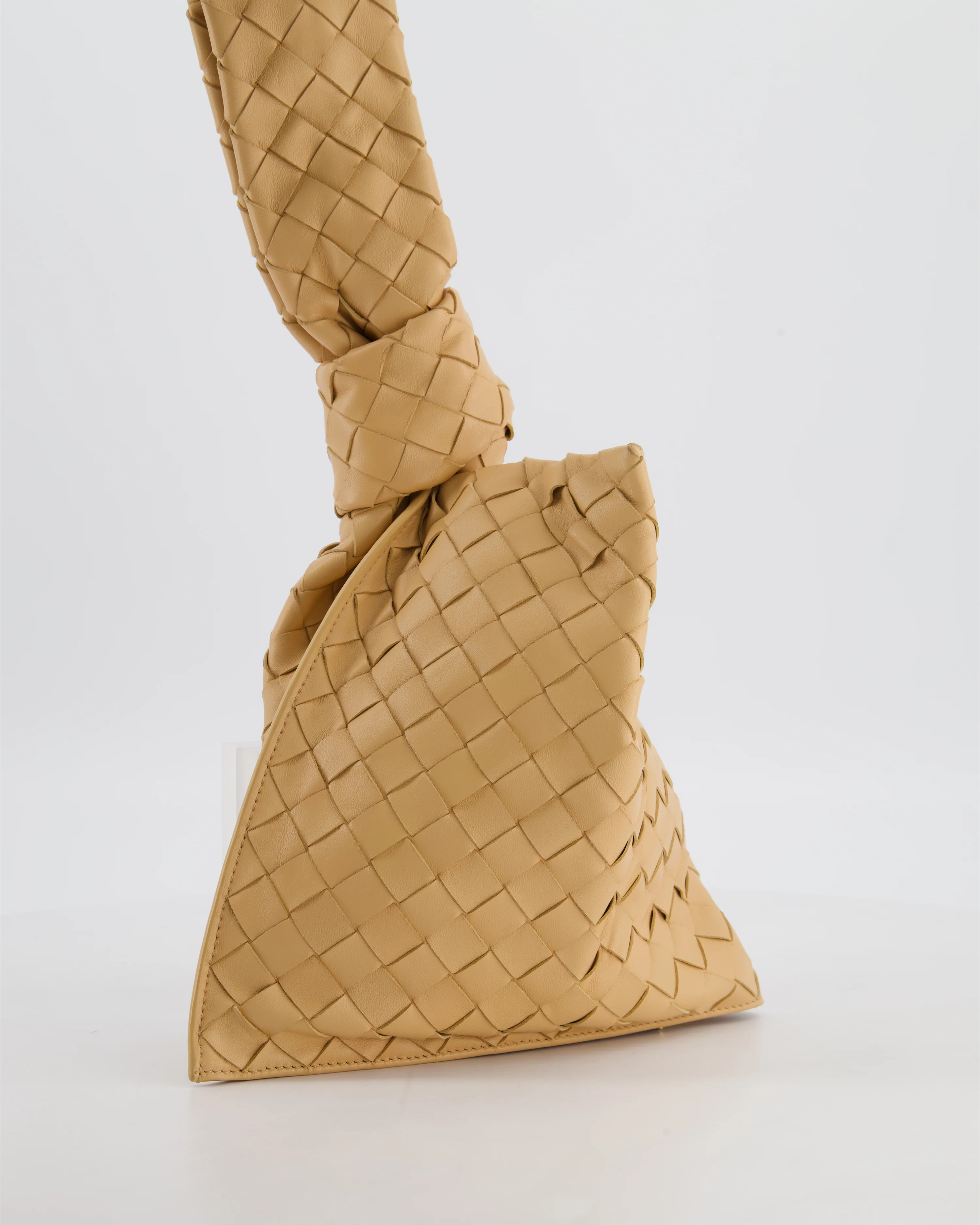 Bottega Veneta The Mini Twist Bag in Beige Intrecciato Nappa Leather - Image 6