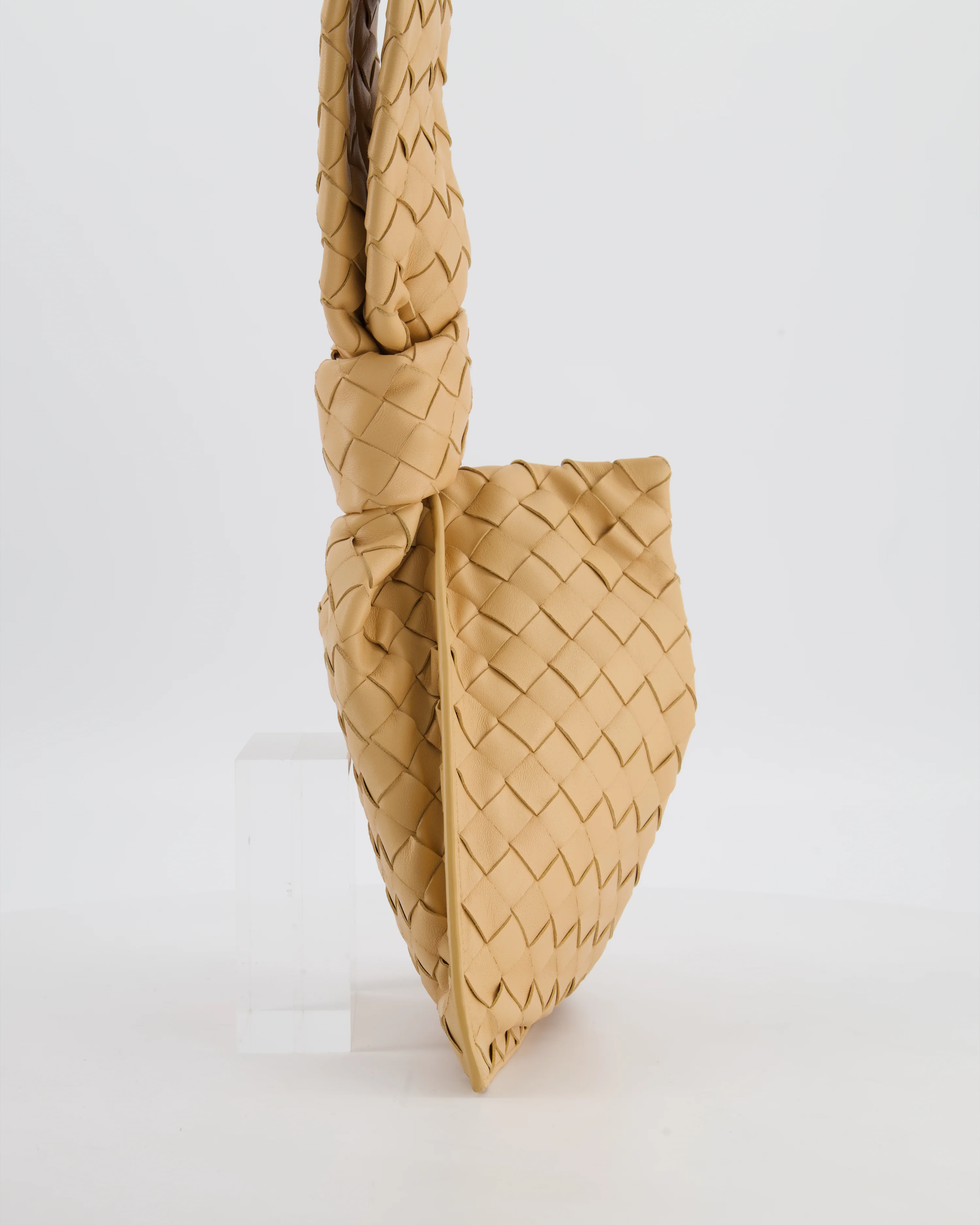Bottega Veneta The Mini Twist Bag in Beige Intrecciato Nappa Leather - Image 7