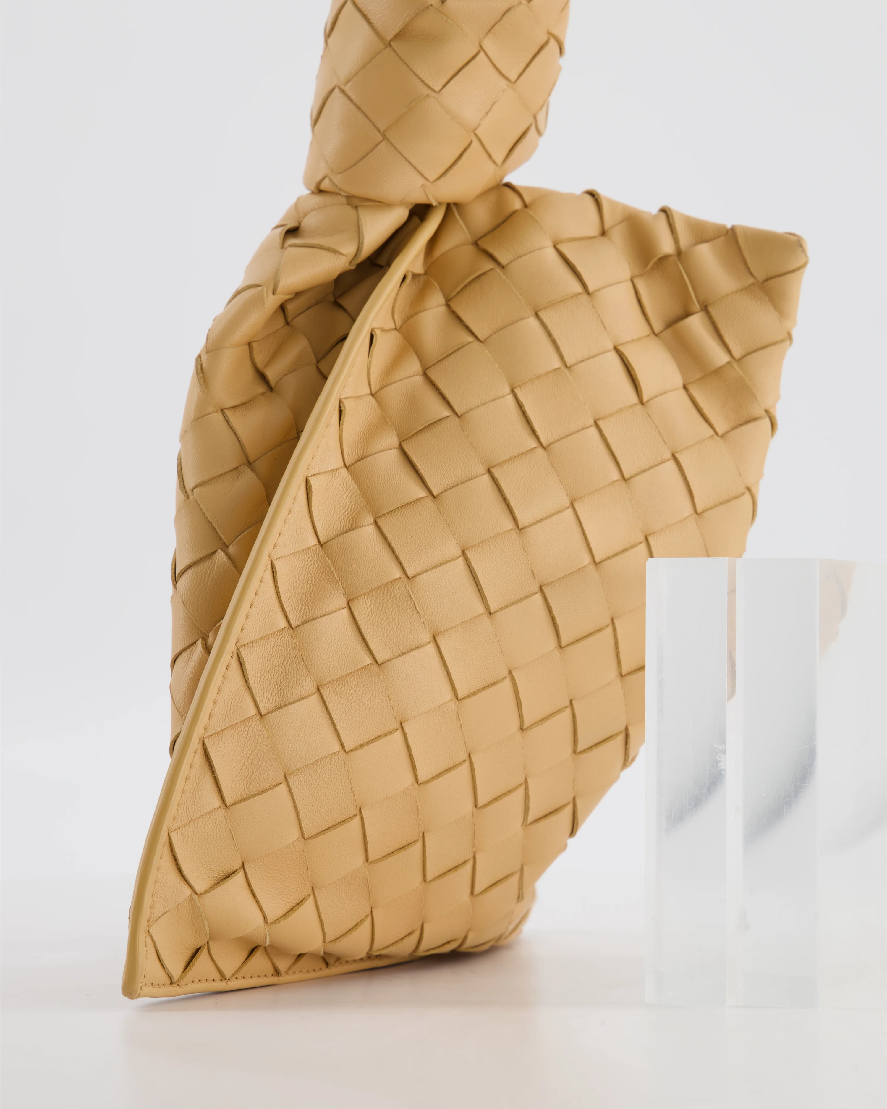 Bottega Veneta The Mini Twist Bag in Beige Intrecciato Nappa Leather - Image 9