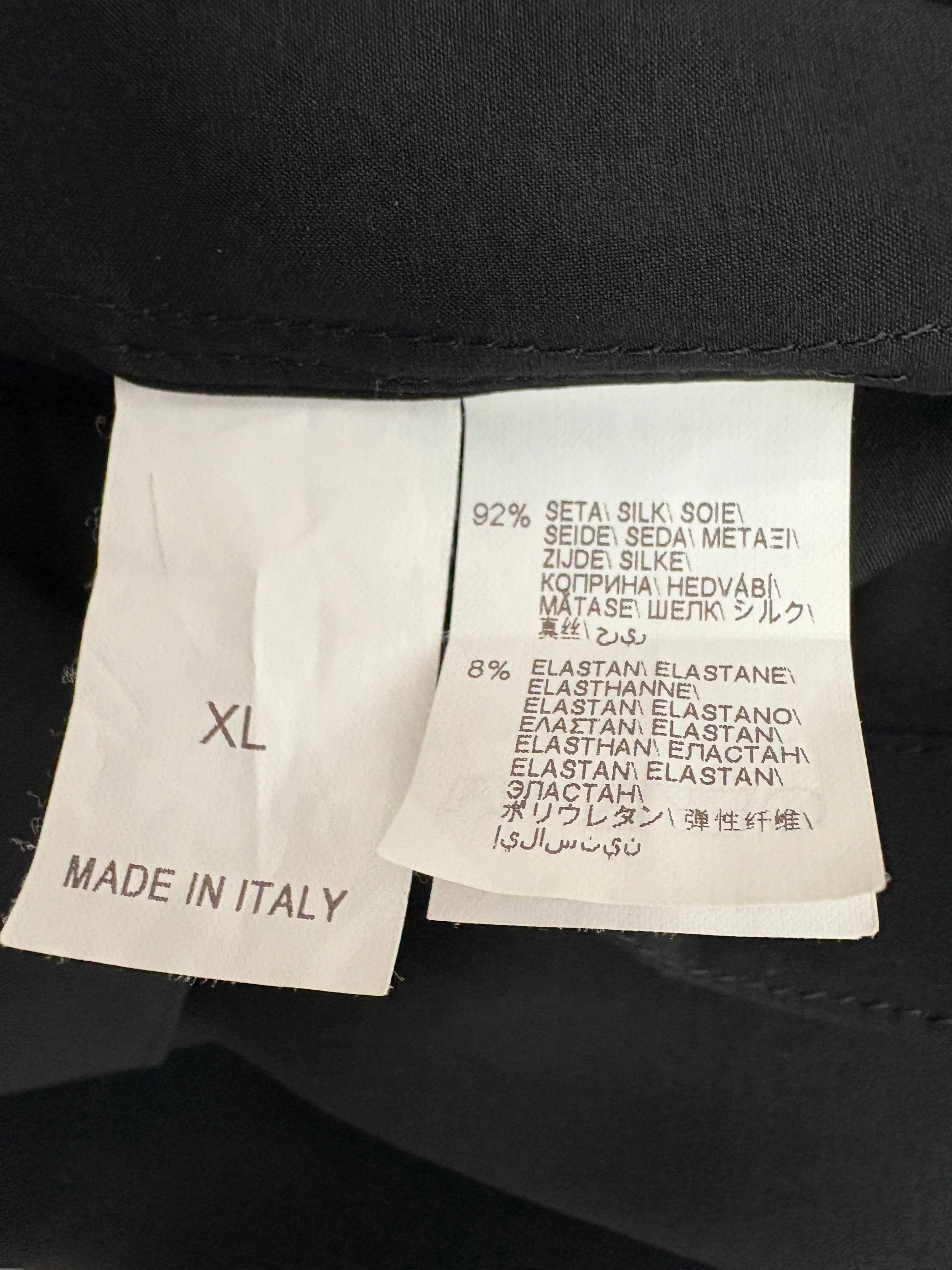 Brunello Cucinelli Black Silk Sleeveless Top Size XL (UK 14/16) - Image 8