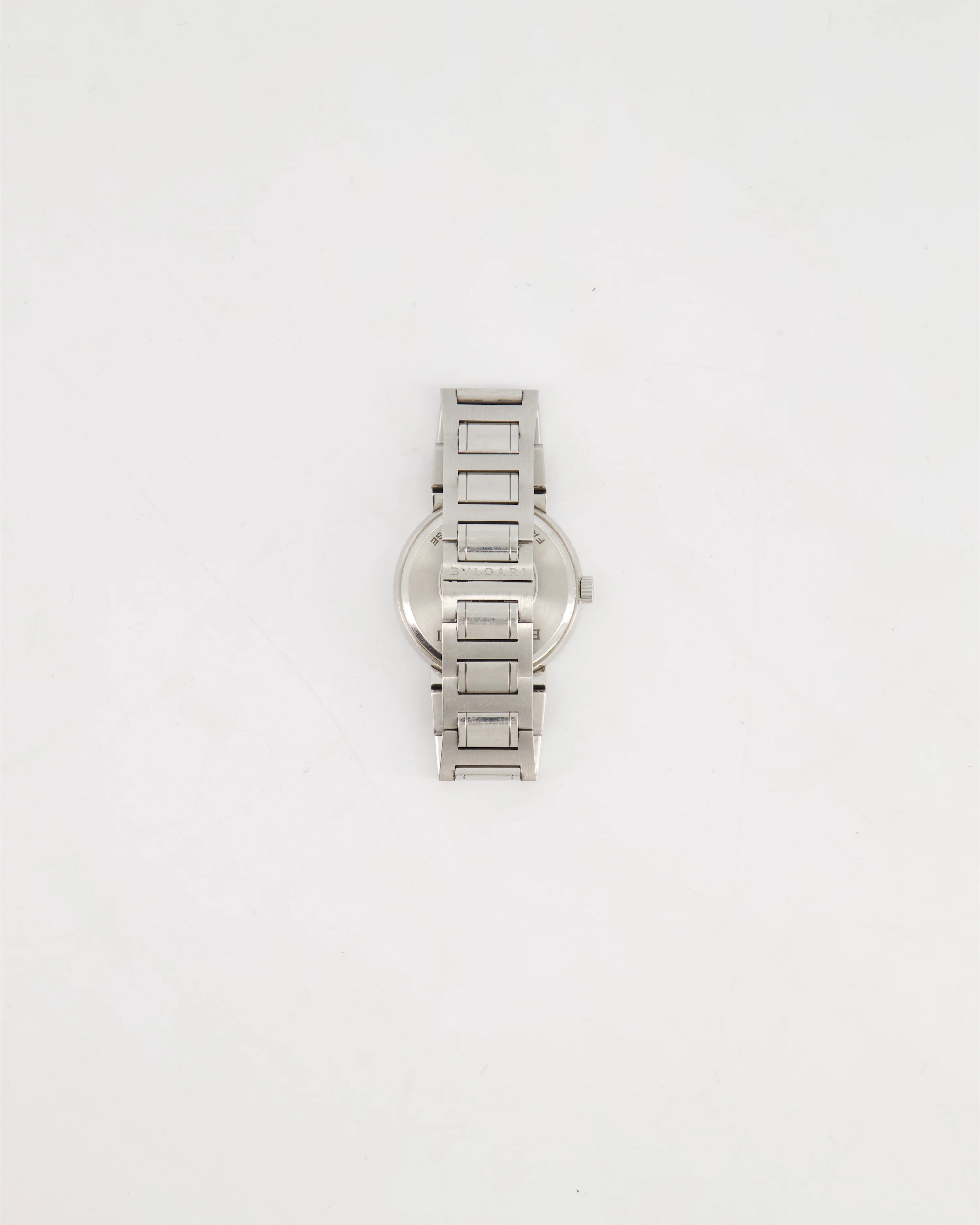 Bulgari Stainless Steel BB 38 SS Automatic Watch With Black Face - Image 10
