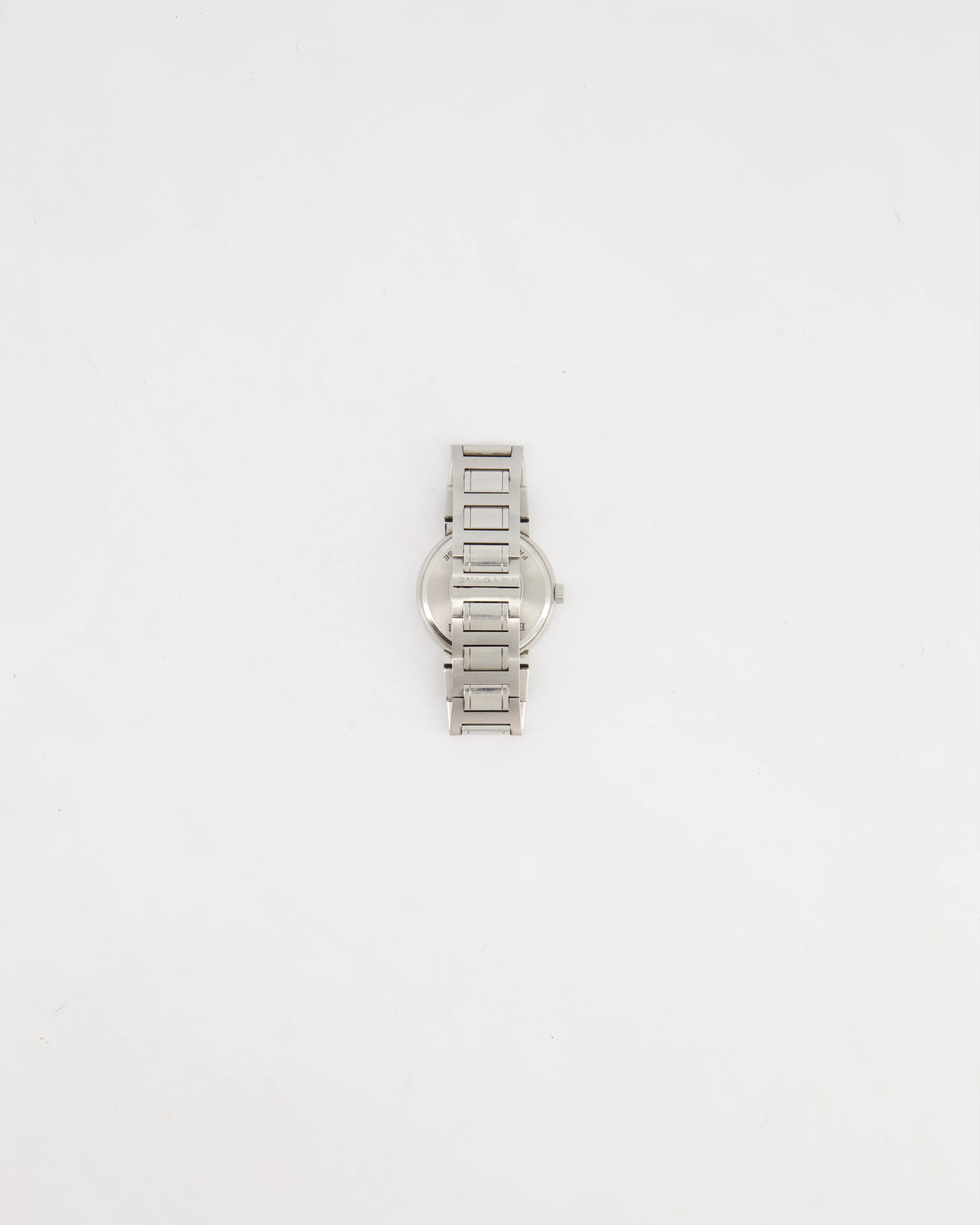 Bulgari Stainless Steel BB 38 SS Automatic Watch With Black Face - Image 11