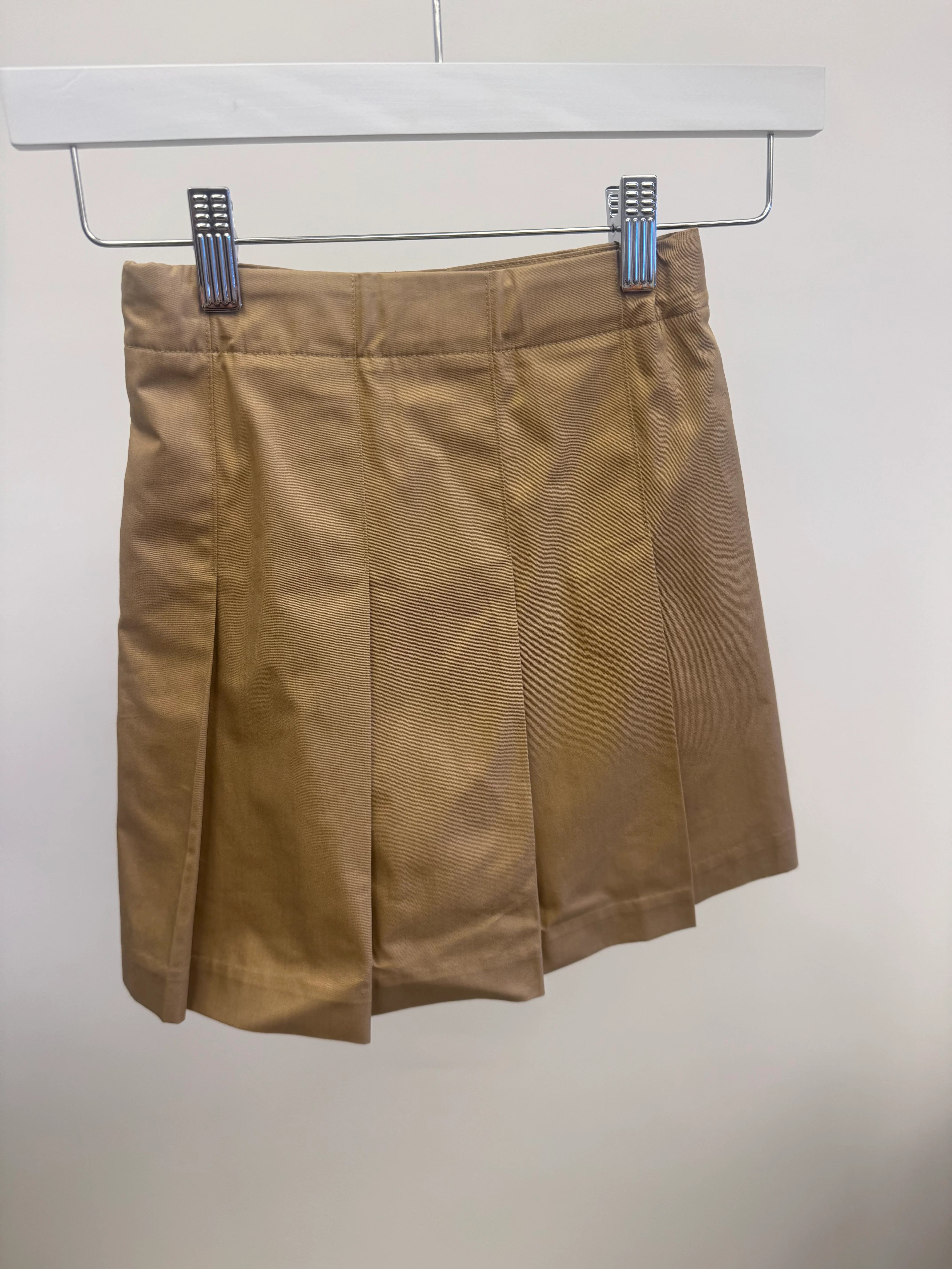 Burberry Kids Beige Pleated Skirt with Logo Detail Size 8 years - Image 4