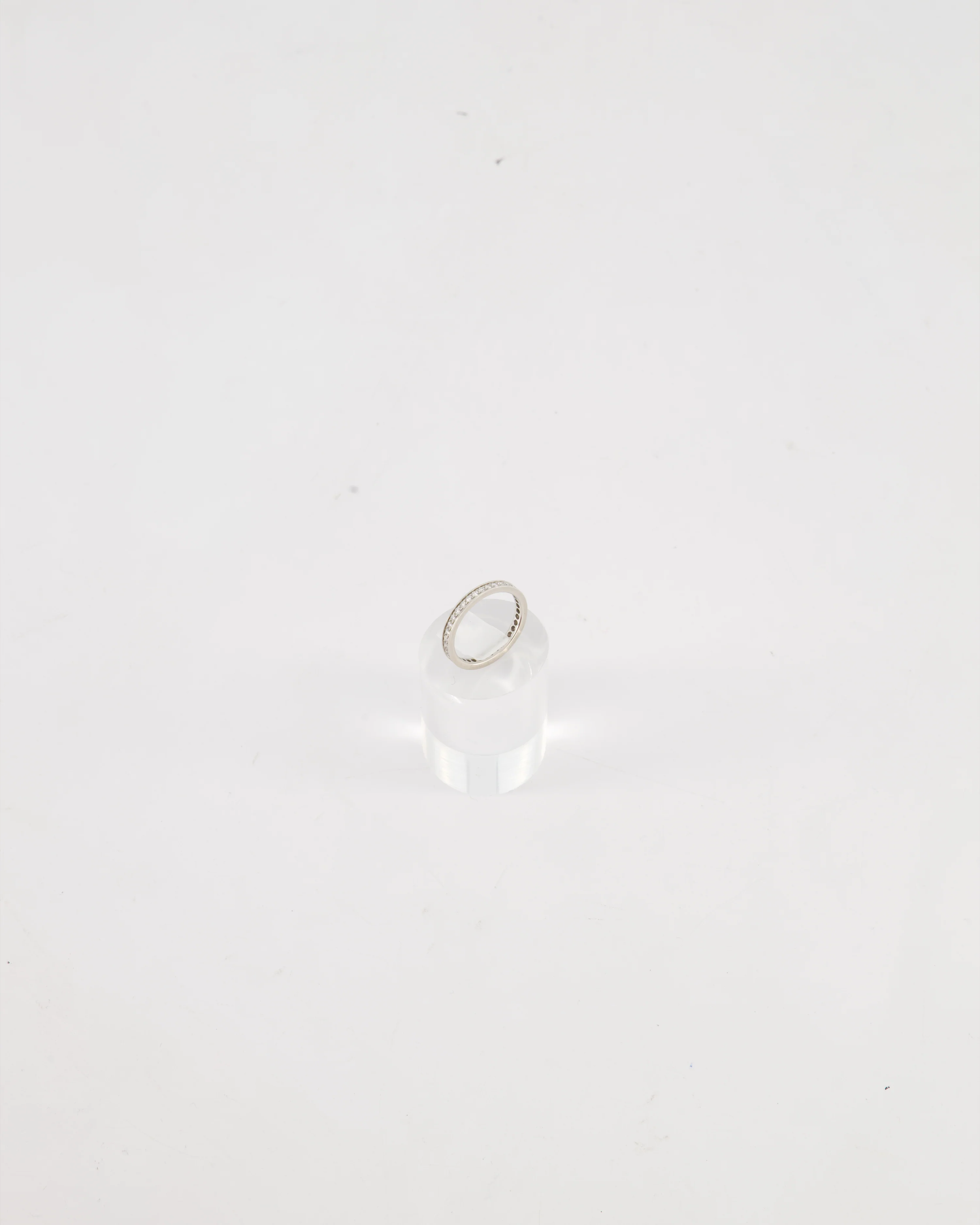 Cartier Diamond 18K Platinum Ballerine Full Hoop Eternity Ring in 18K Platinum - Image 3