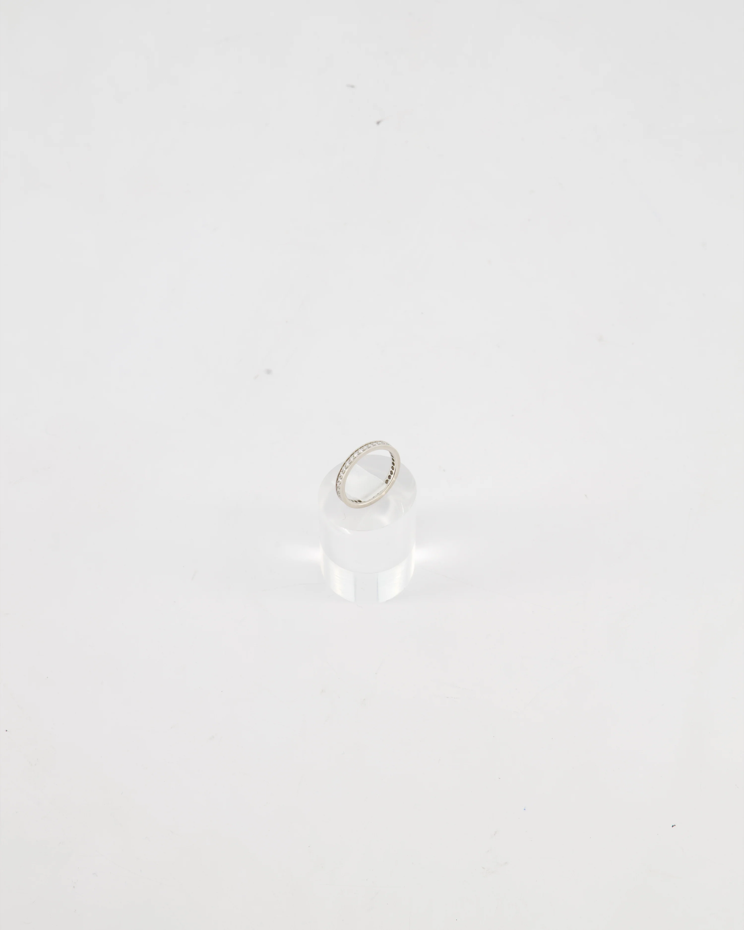 Cartier Diamond 18K Platinum Ballerine Full Hoop Eternity Ring in 18K Platinum - Image 4