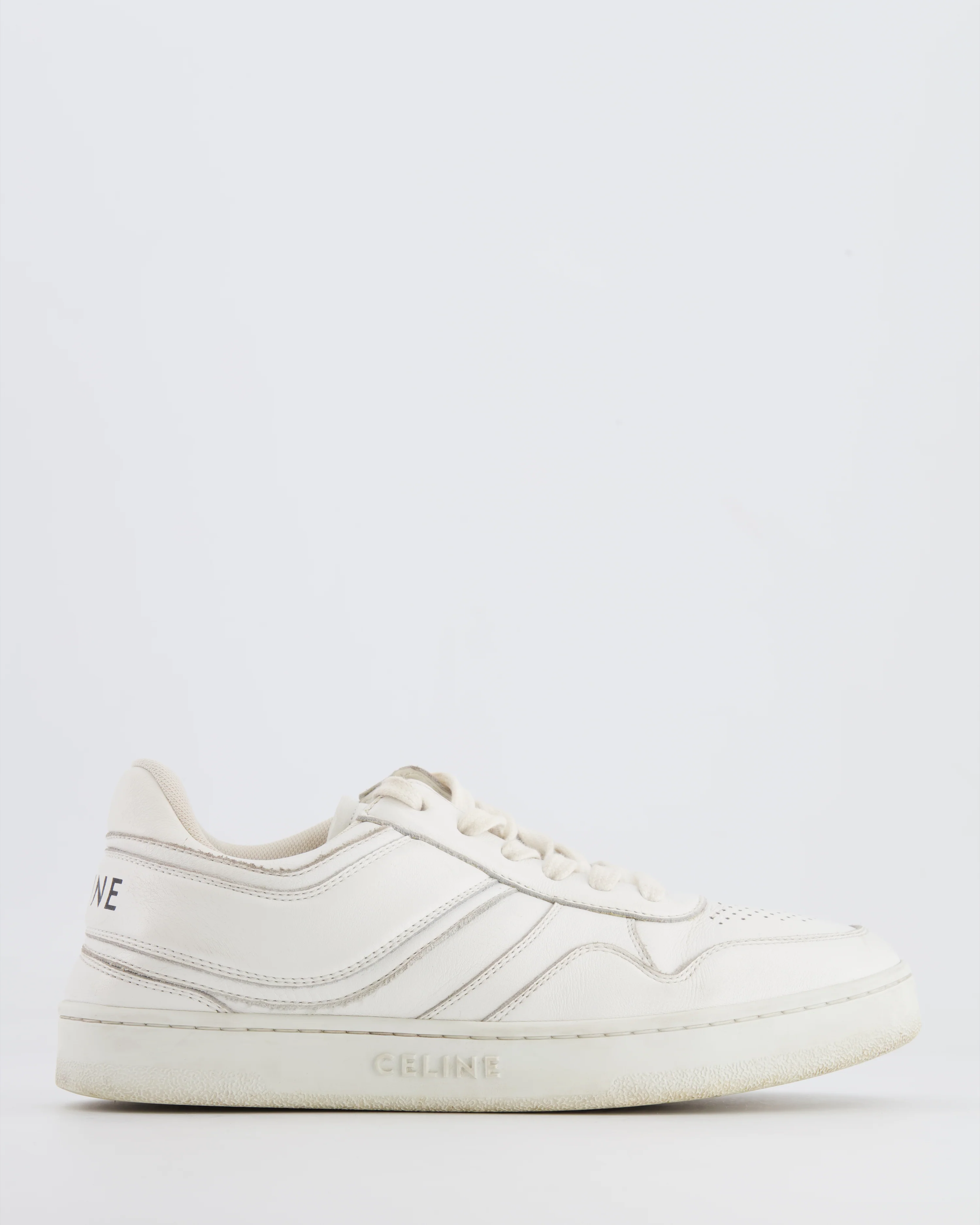 Céline White Trainers with Black Logo Detail Size EU 36 RRP £650