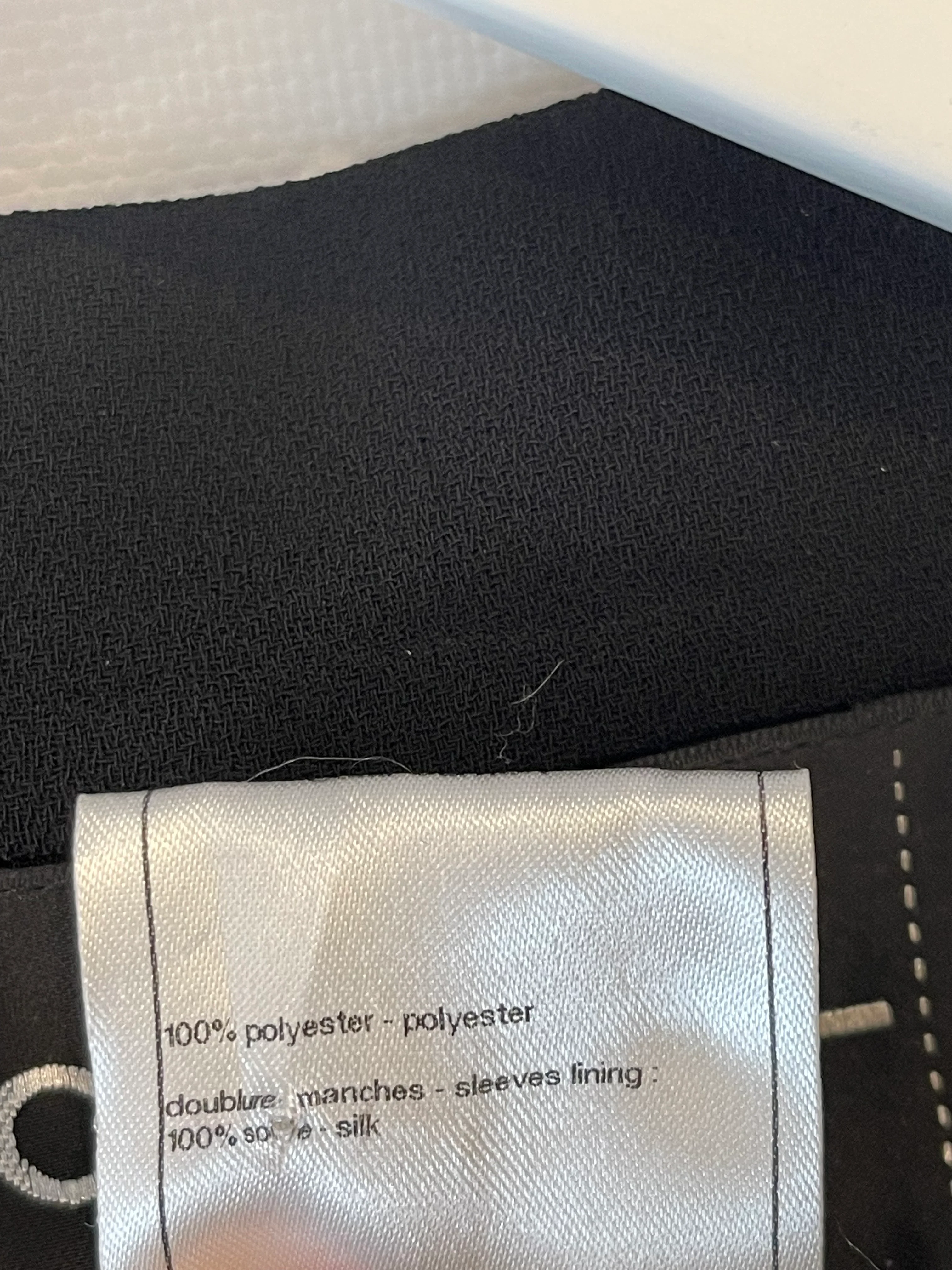 Chanel 14S Pale Grey and Black Trim Jacket with Belt and CC Button Details Size FR 34 (UK 6) RRP £3,250 - Image 13