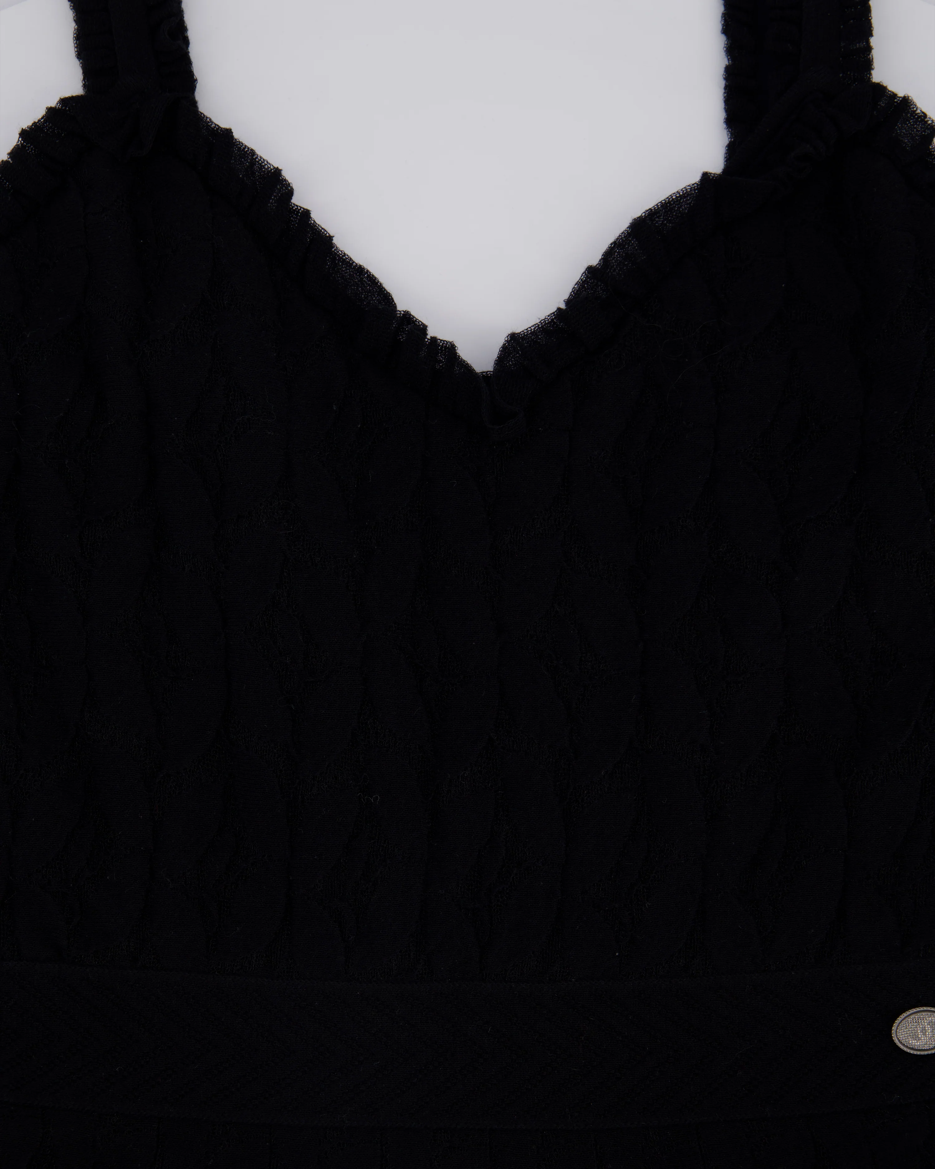 Chanel Black A-Line Lace Mini Dress Size FR 38 (UK 10) - Image 10