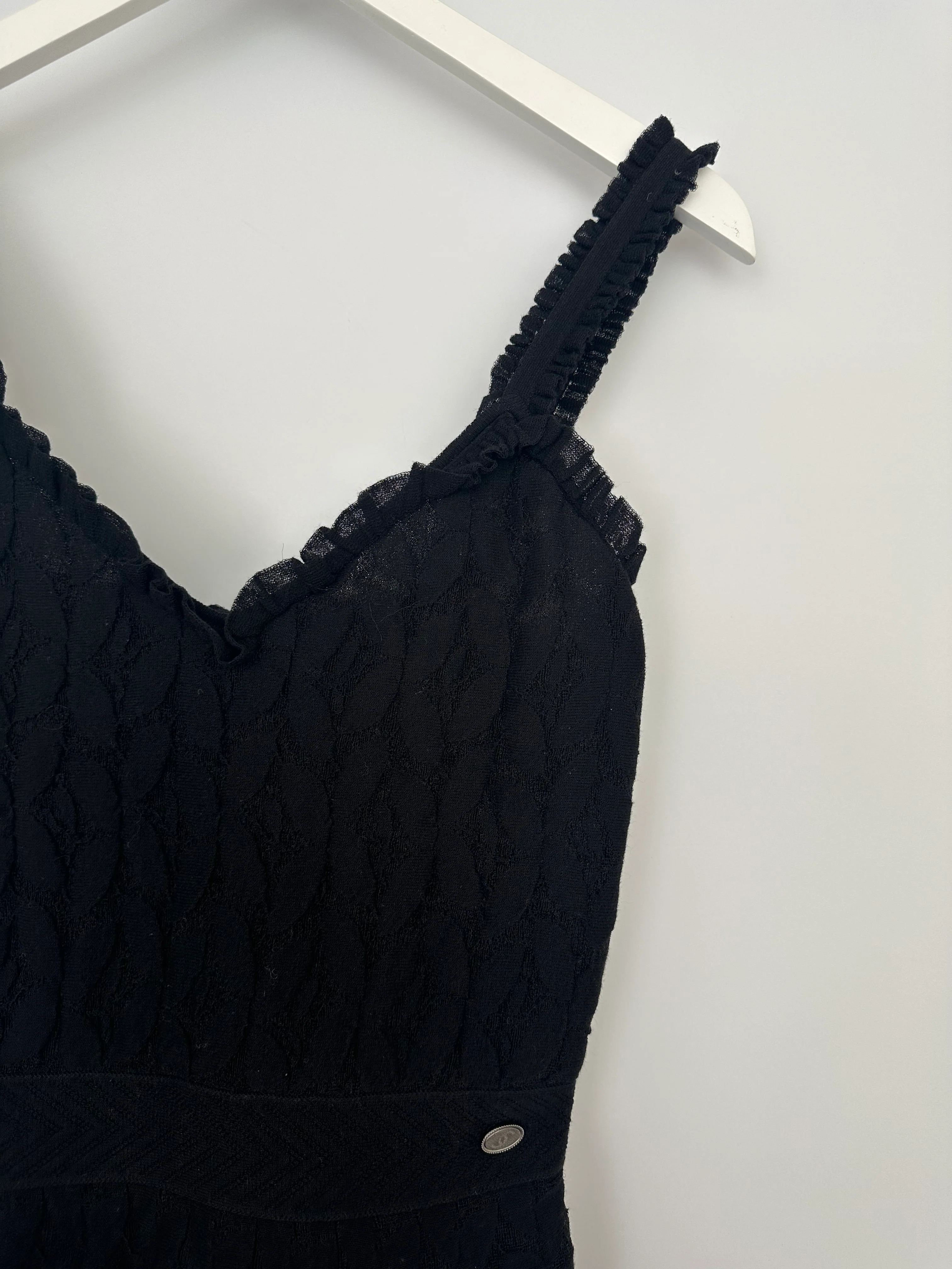 Chanel Black A-Line Lace Mini Dress Size FR 38 (UK 10) - Image 13