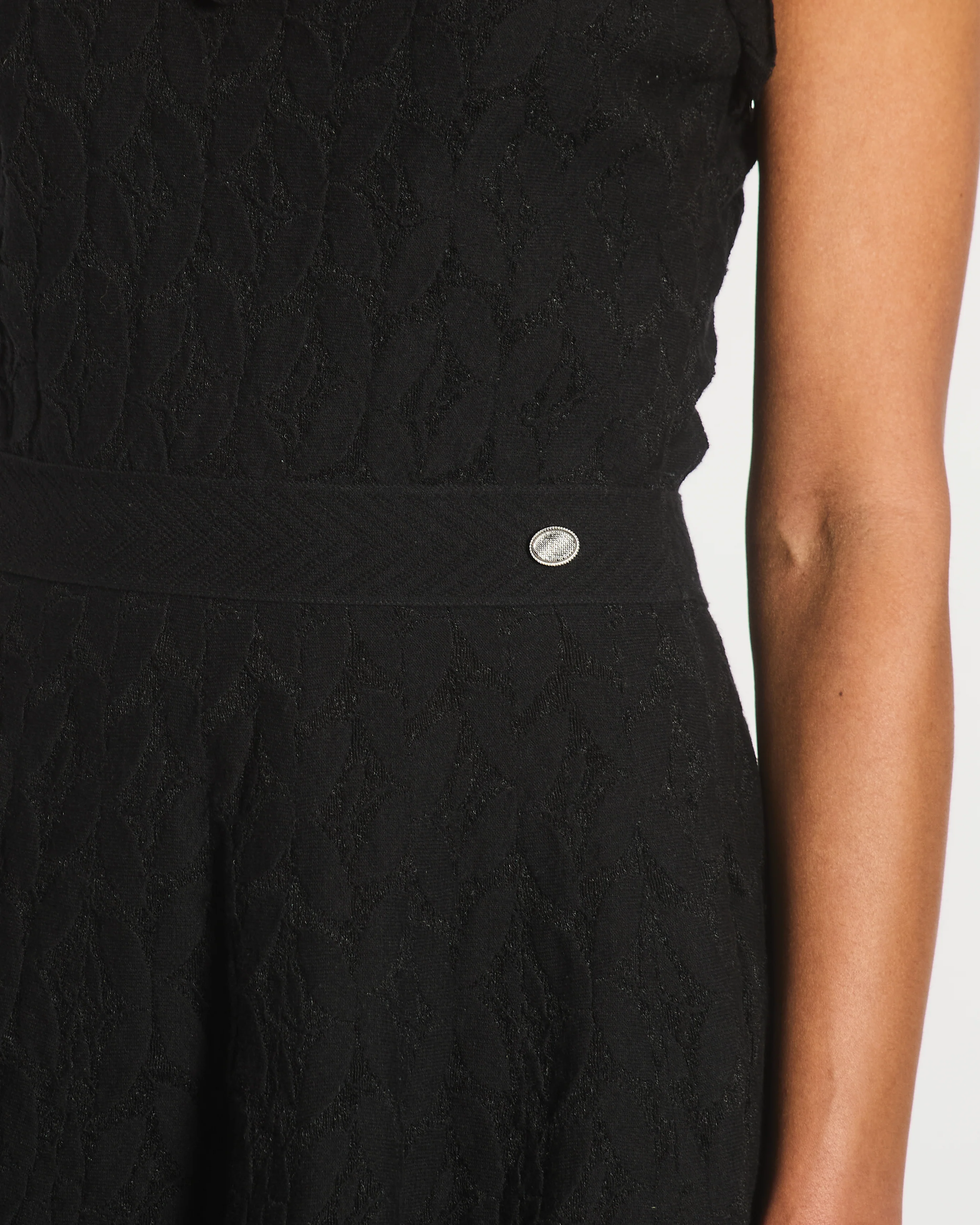 Chanel Black A-Line Lace Mini Dress Size FR 38 (UK 10) - Image 5